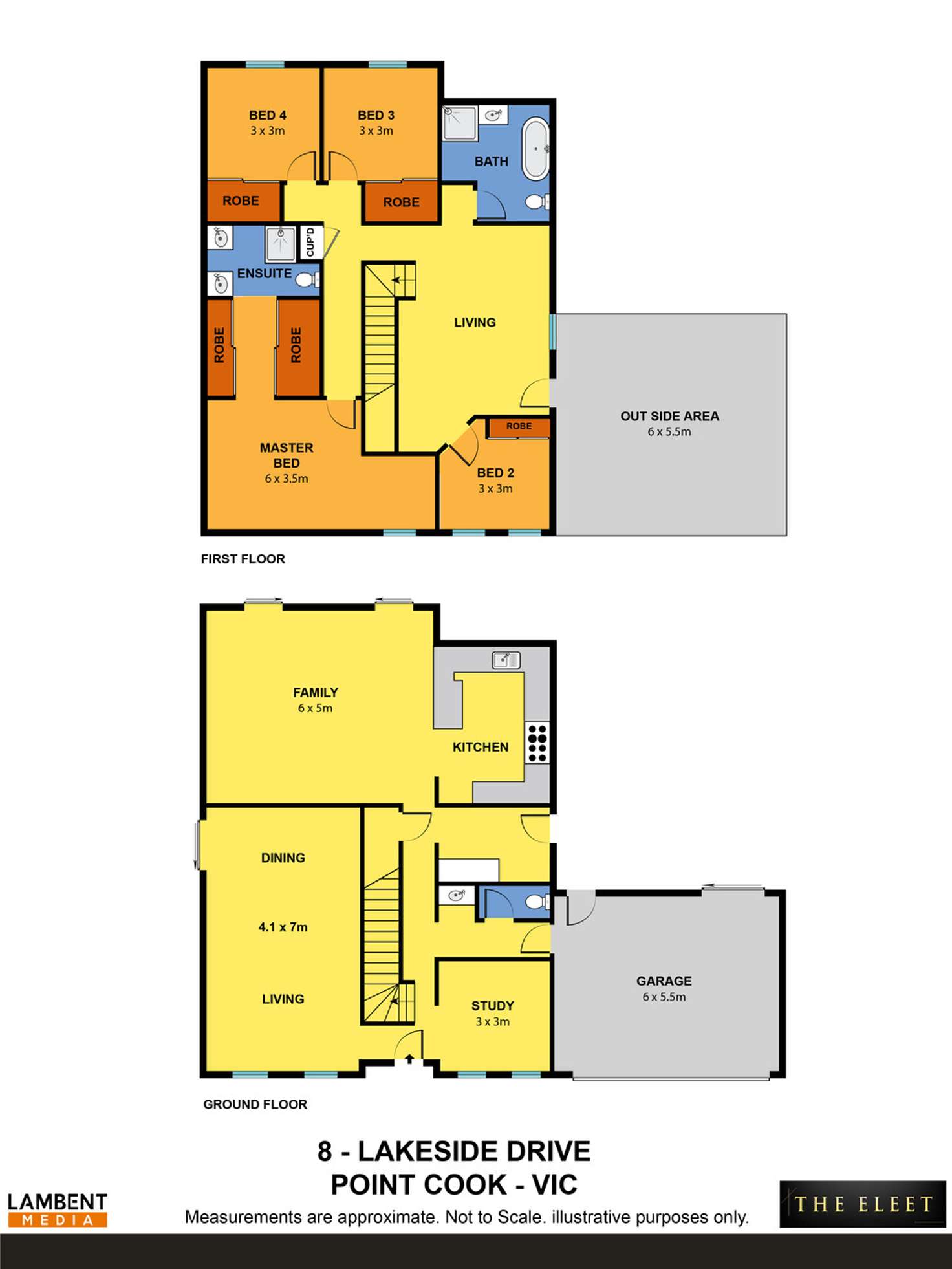 Floorplan of Homely house listing, 8 Lakeside Drive, Sanctuary Lakes VIC 3030