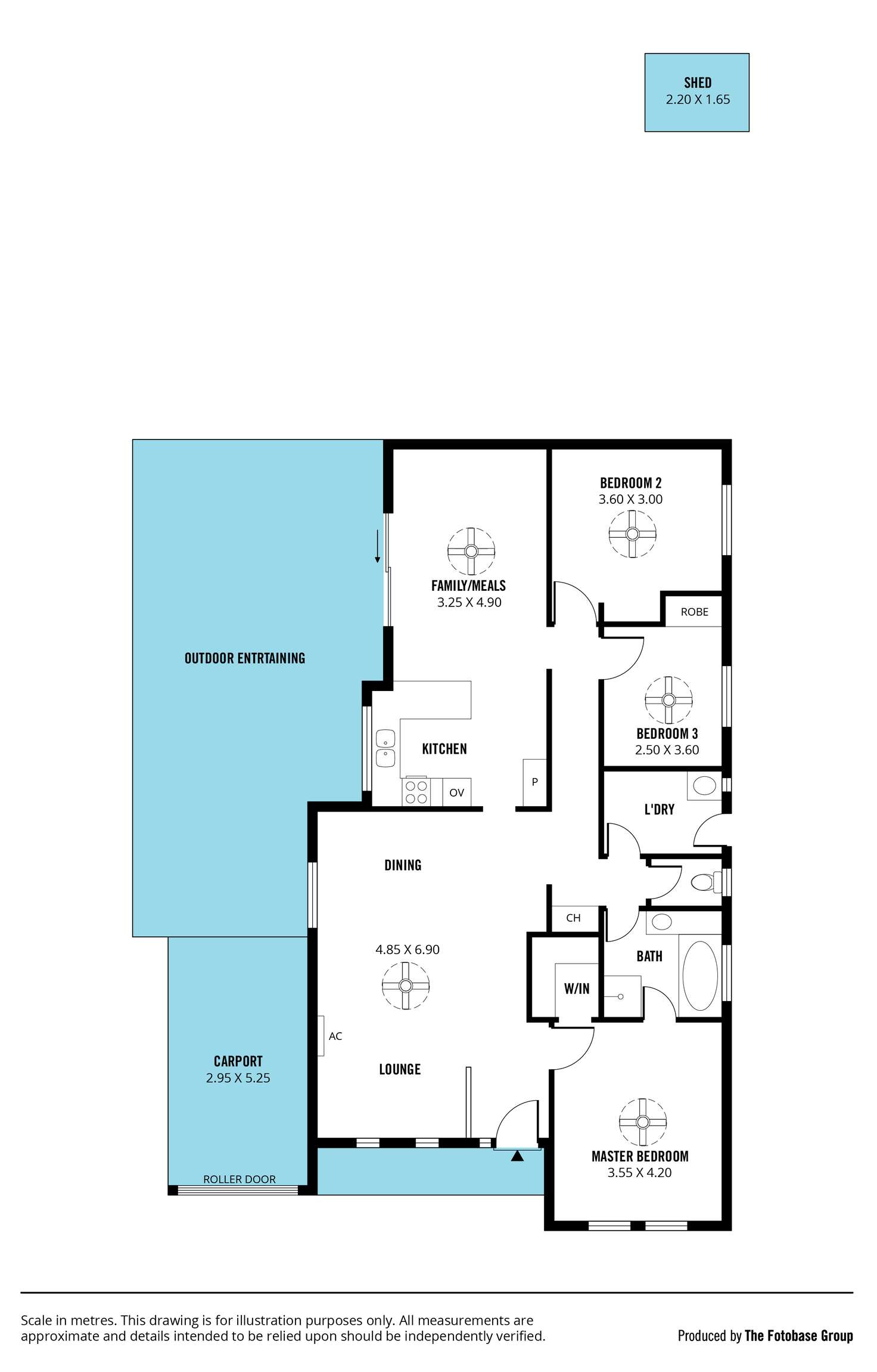 Floorplan of Homely house listing, 7 Ashmore Place, Onkaparinga Hills SA 5163