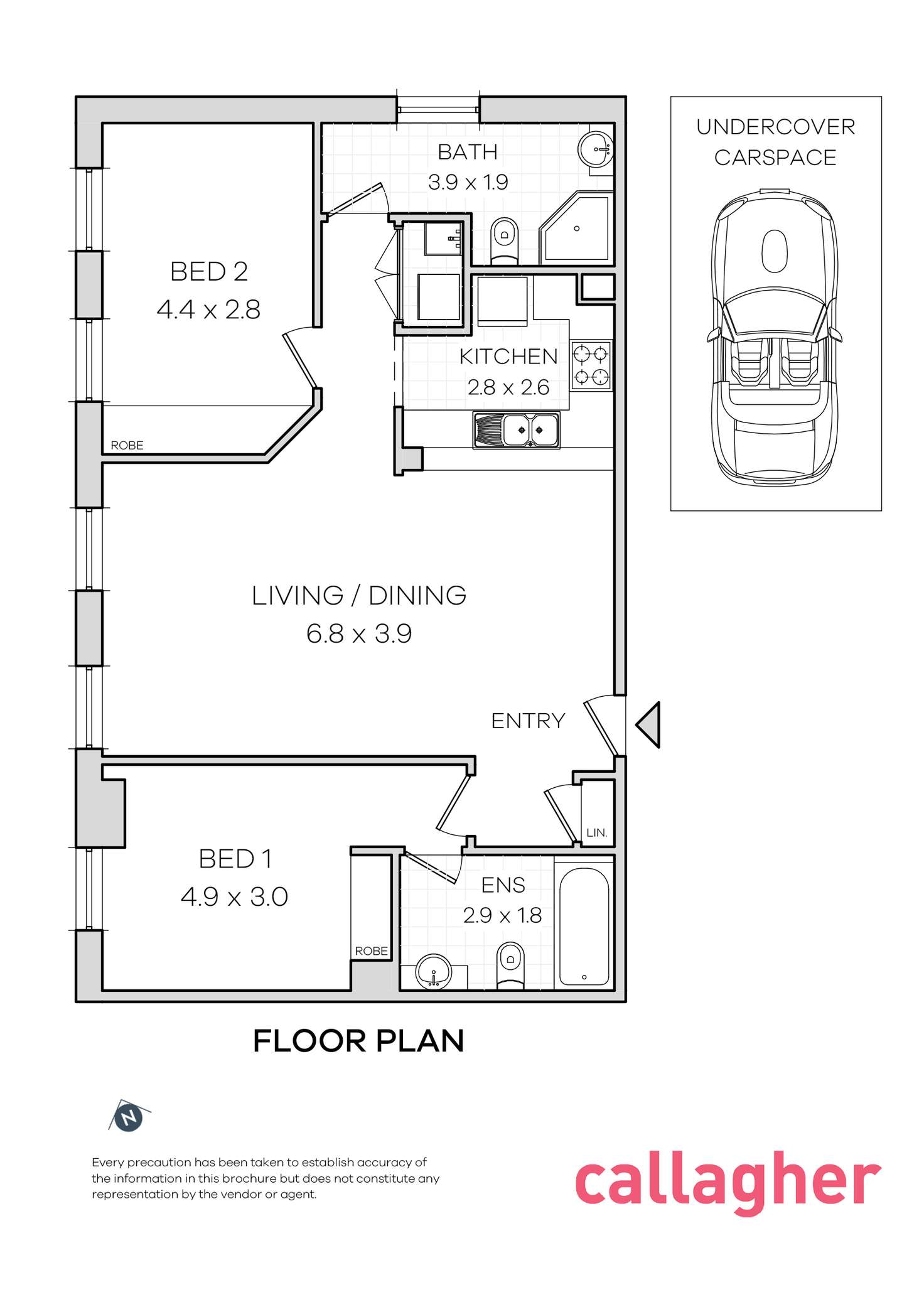 Floorplan of Homely apartment listing, 5/45 Trafalgar Street, Annandale NSW 2038