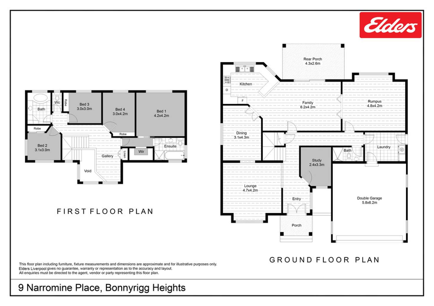 Floorplan of Homely house listing, 9 Narromine Place, Bonnyrigg Heights NSW 2177