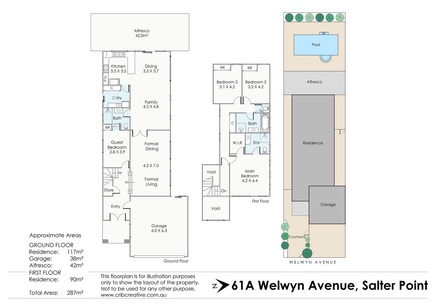Floorplan of Homely house listing, 61A Welwyn Avenue, Manning WA 6152