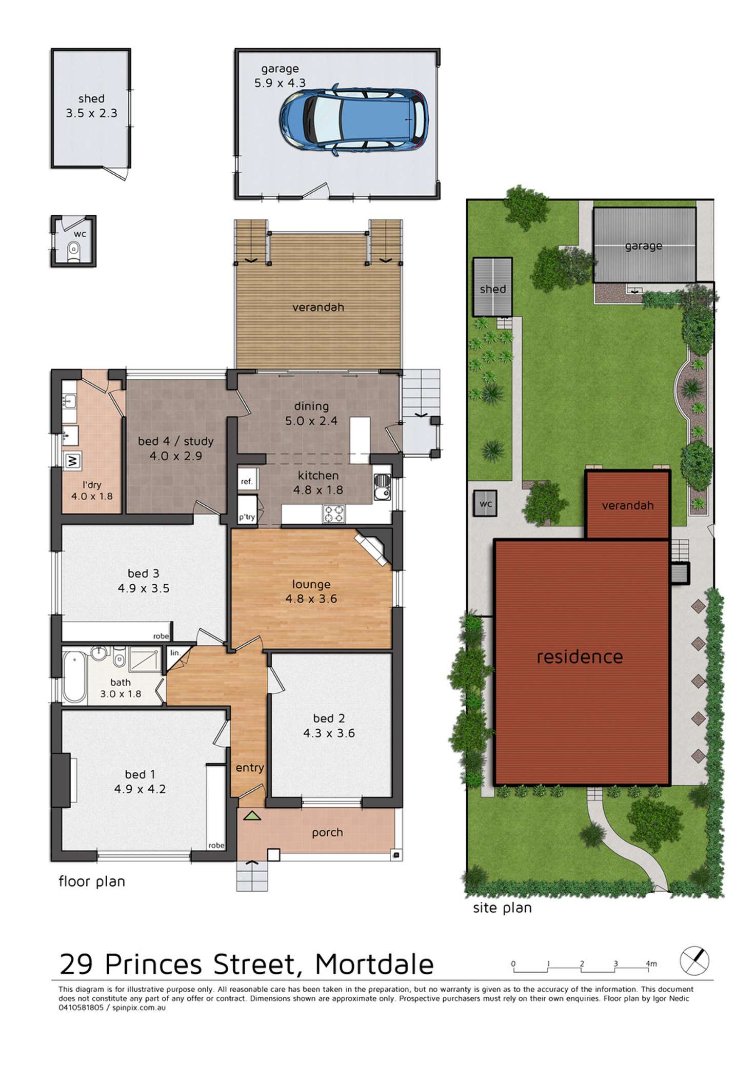 Floorplan of Homely house listing, 29 Princes Street, Mortdale NSW 2223