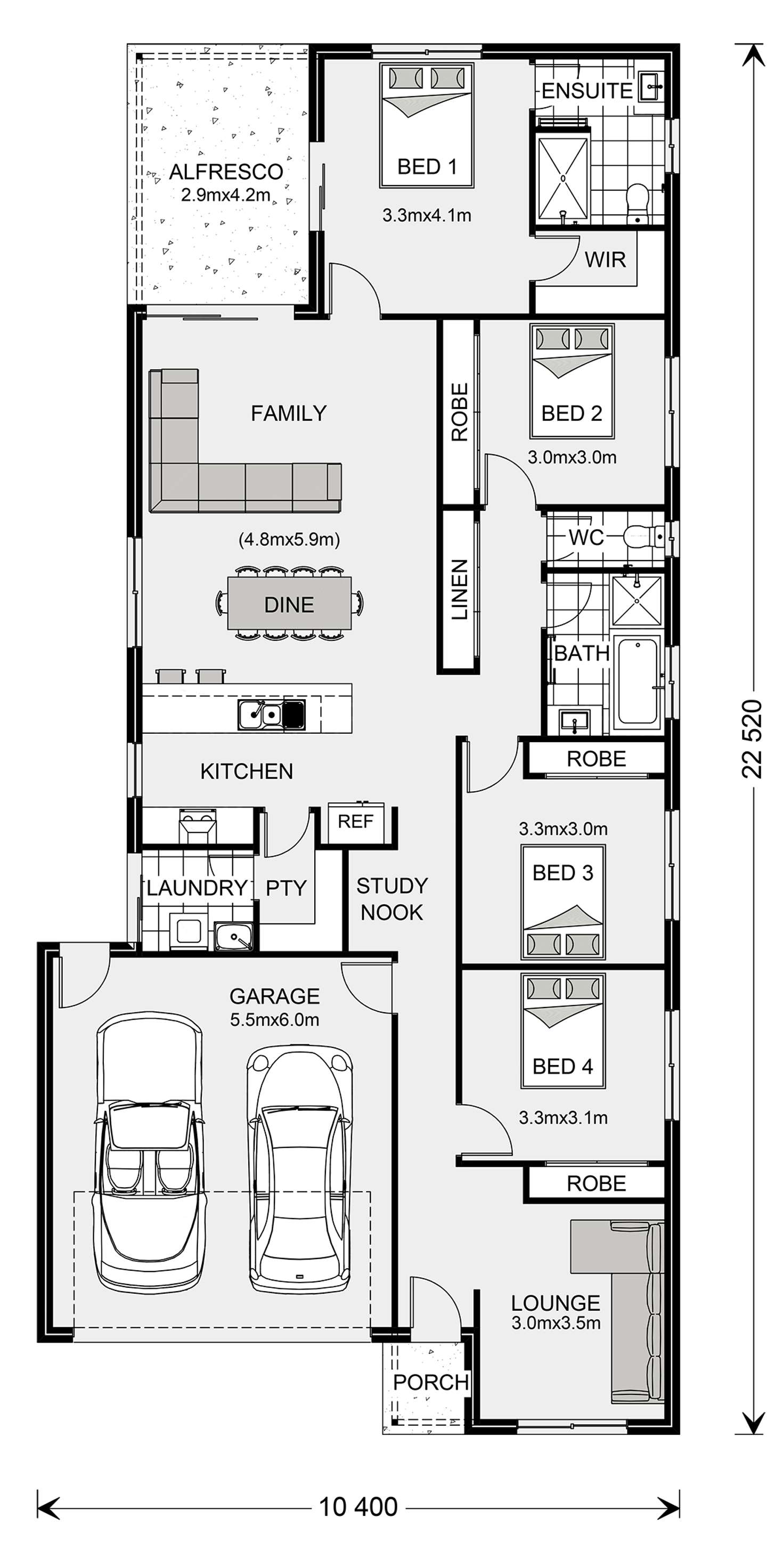 Floorplan of Homely house listing, 79 Bay Park Road, Wondunna QLD 4655