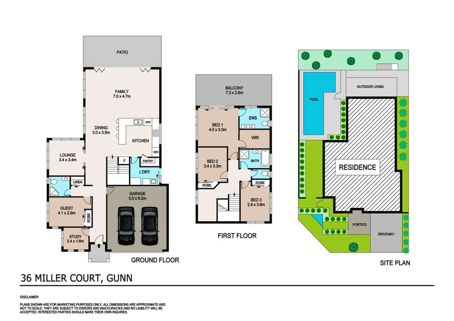 Floorplan of Homely house listing, 36 Miller Court, Gunn NT 832