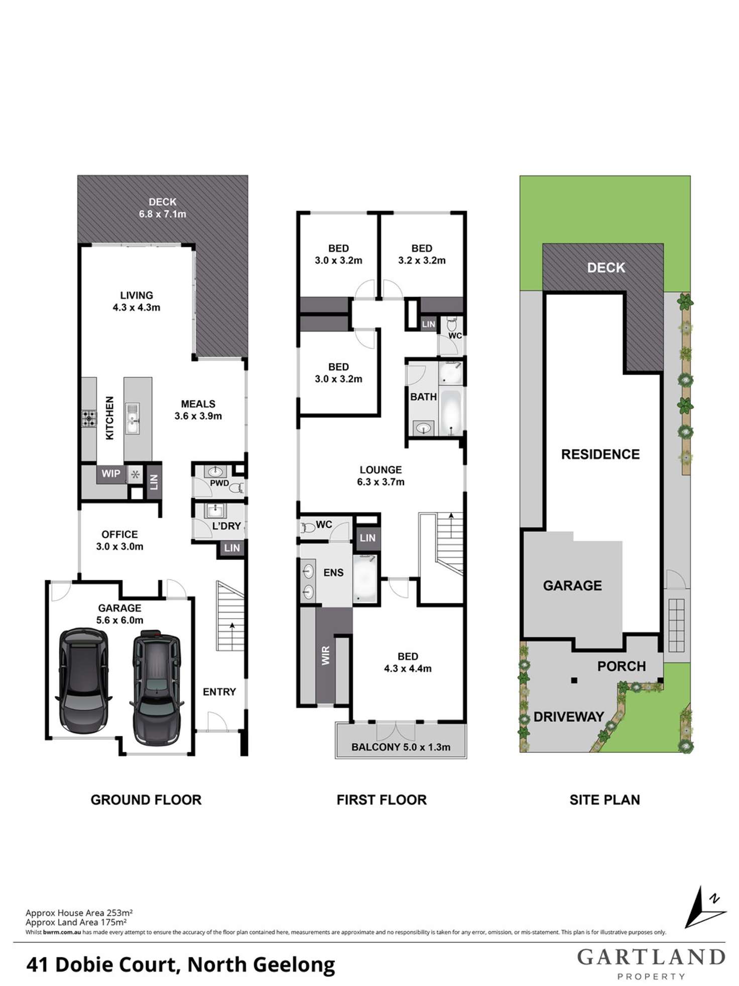 Floorplan of Homely house listing, 41 Dobie Court, North Geelong VIC 3215