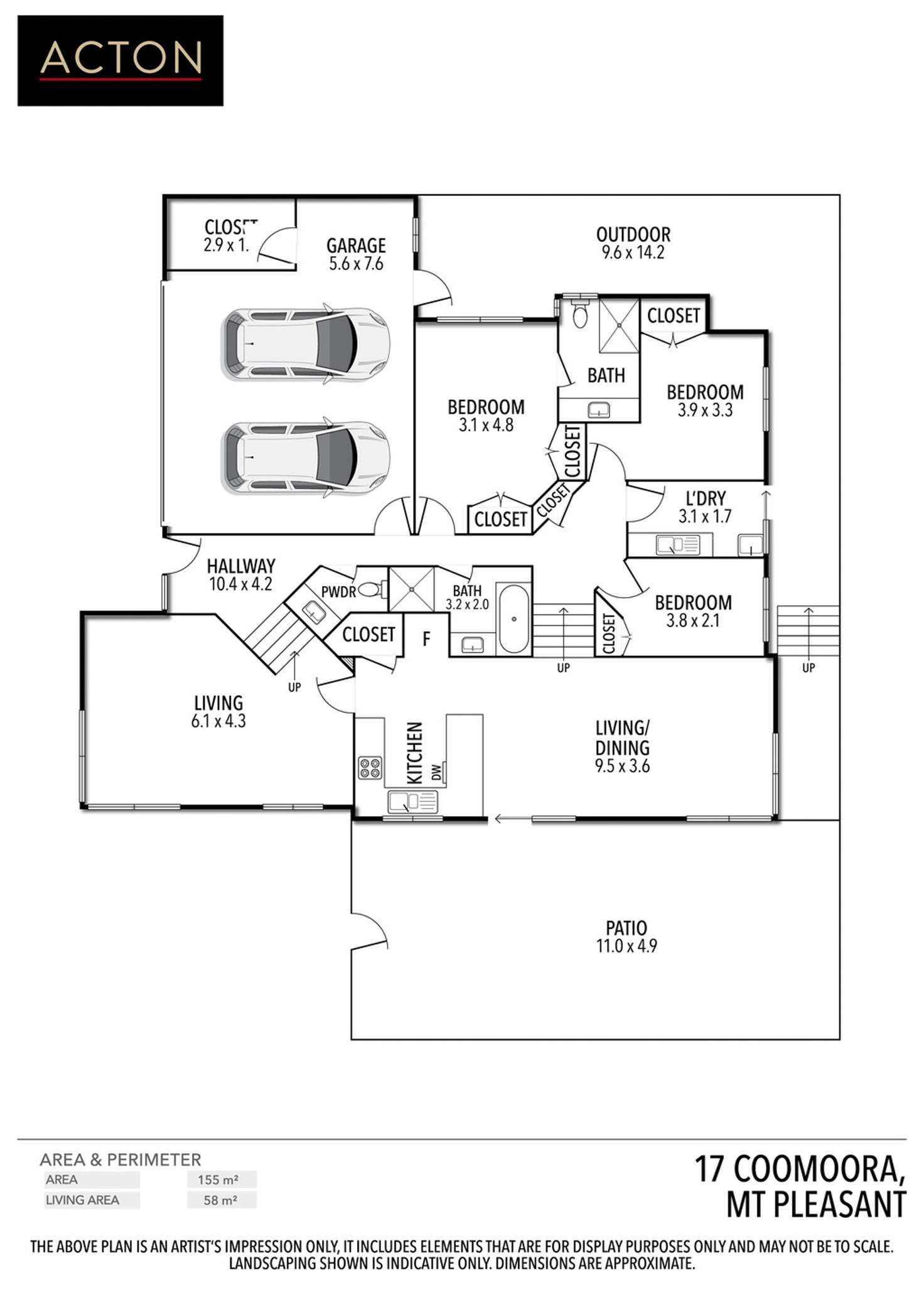 Floorplan of Homely house listing, 17 Coomoora Road, Mount Pleasant WA 6153