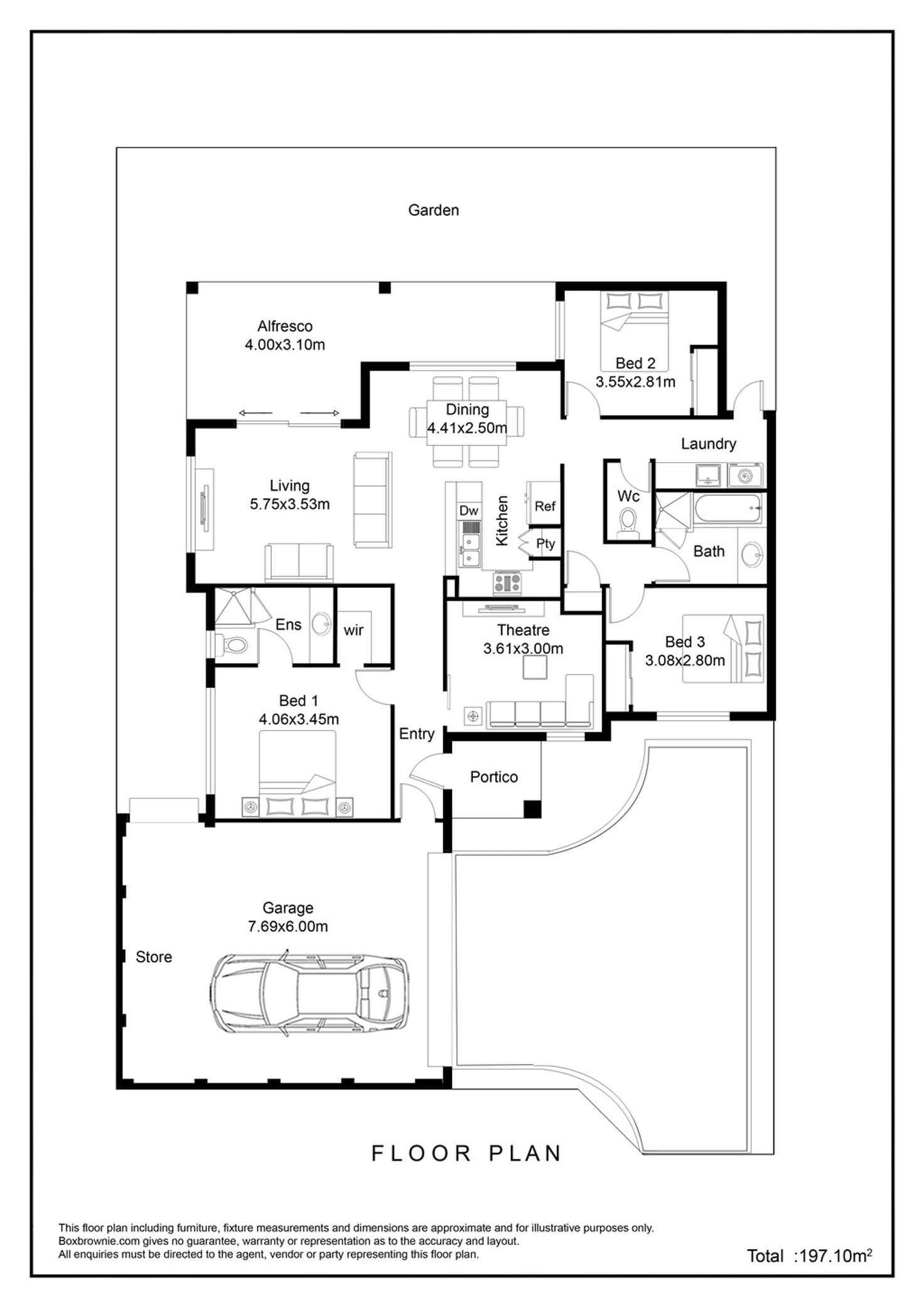 Floorplan of Homely house listing, 24A Grand Promenade, Bayswater WA 6053