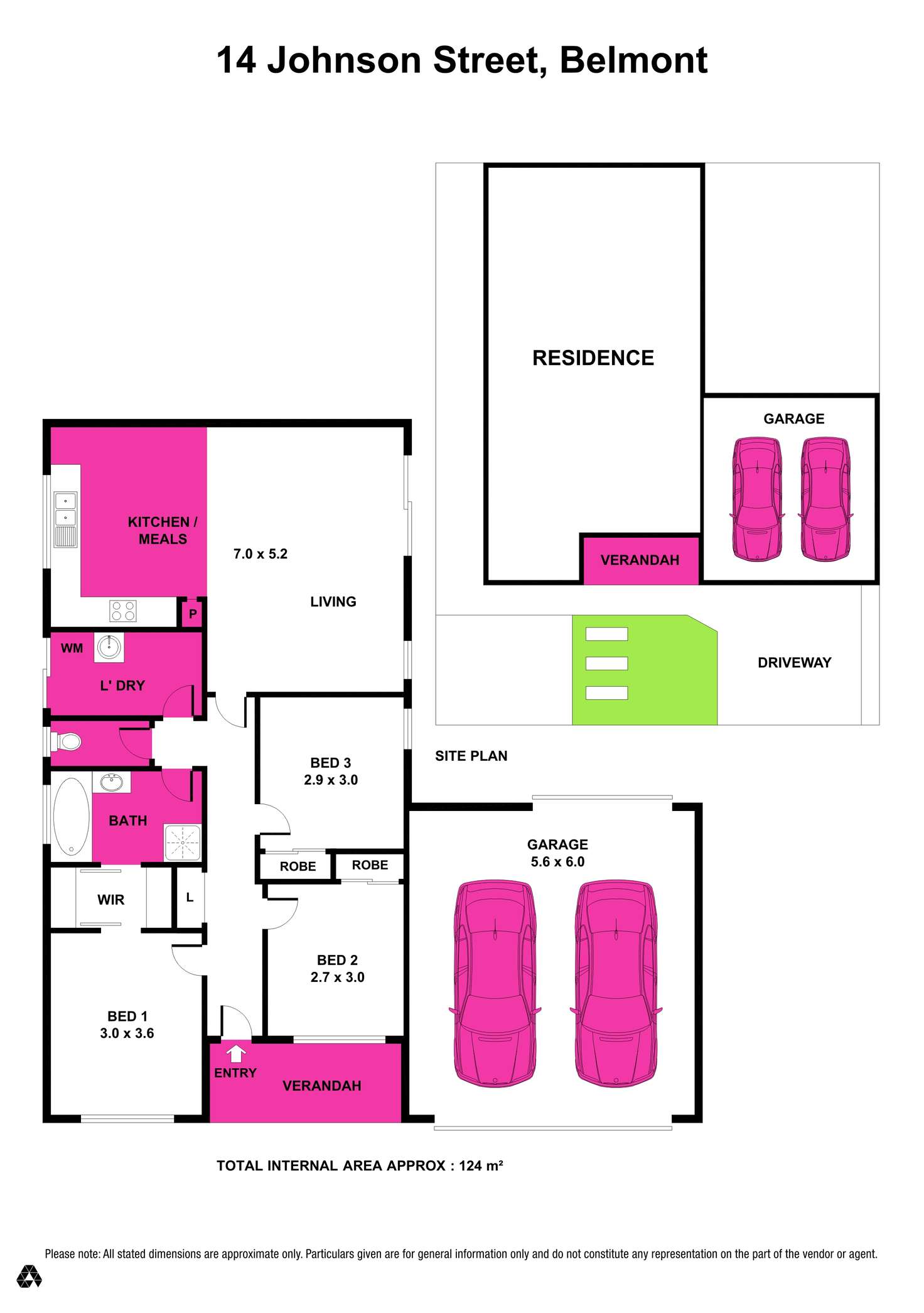 Floorplan of Homely house listing, 14 Johnson Street, Belmont VIC 3216