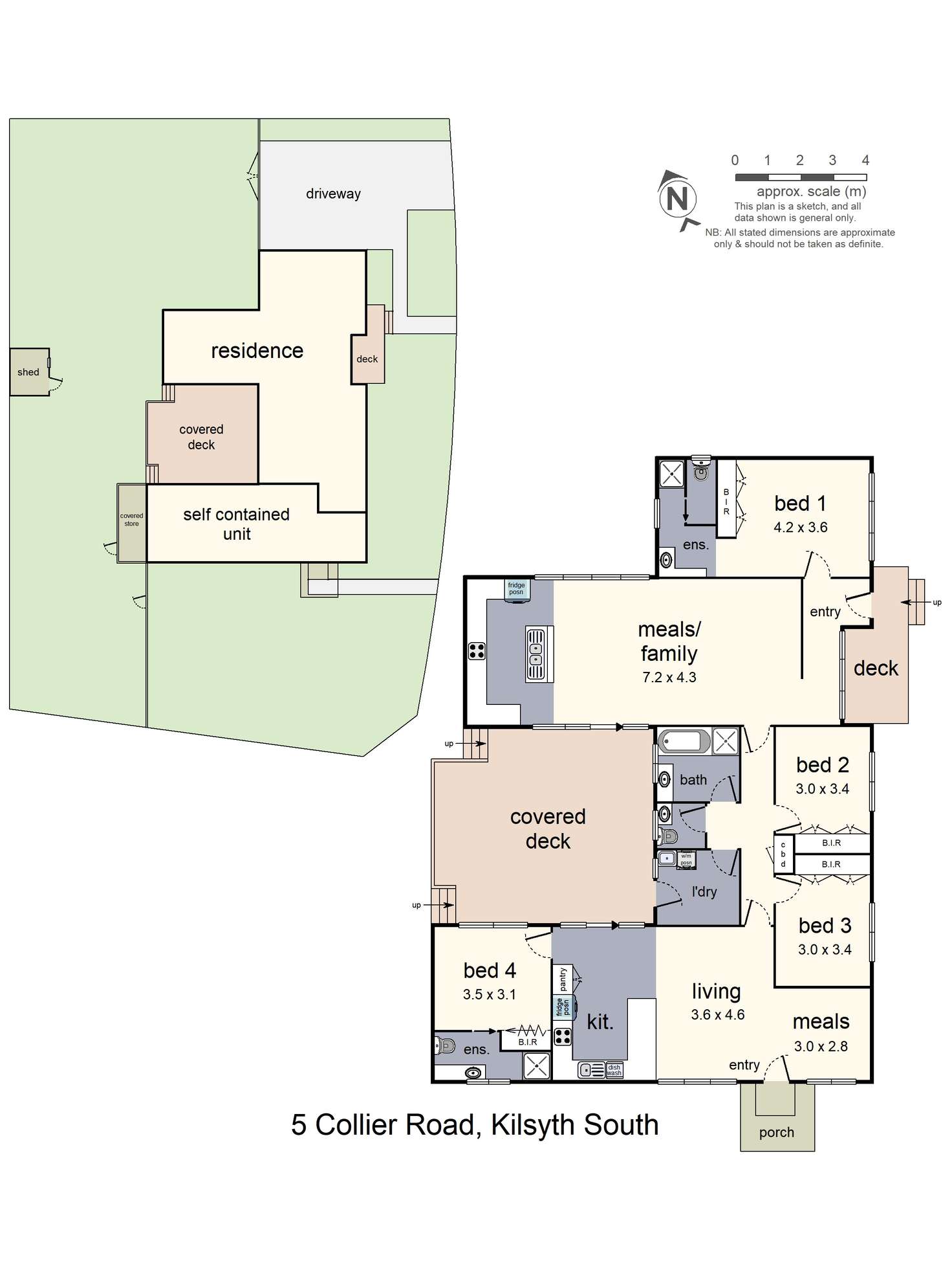 Floorplan of Homely house listing, 5 Collier Road, Kilsyth South VIC 3137