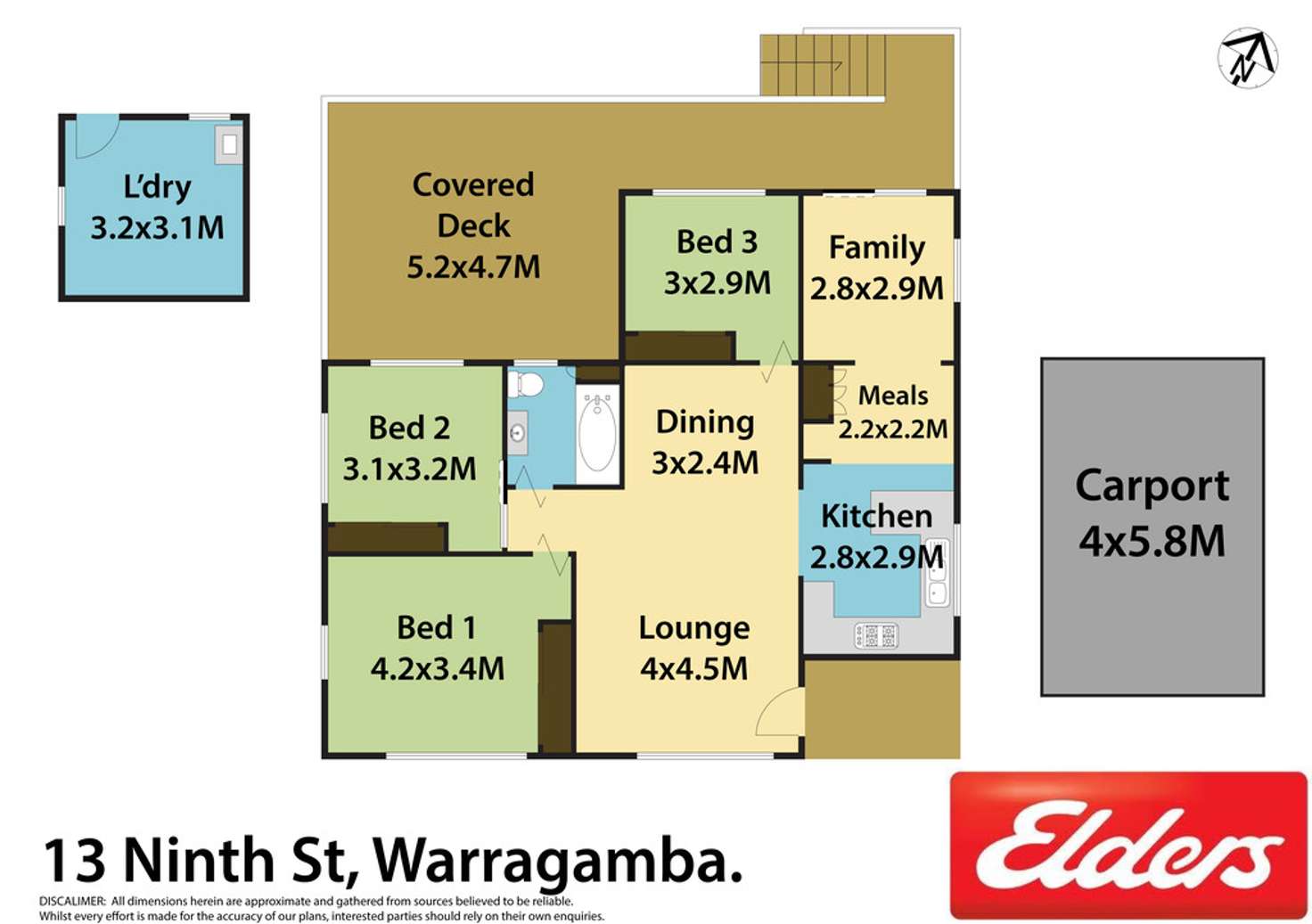 Floorplan of Homely house listing, 13 Ninth Street, Warragamba NSW 2752