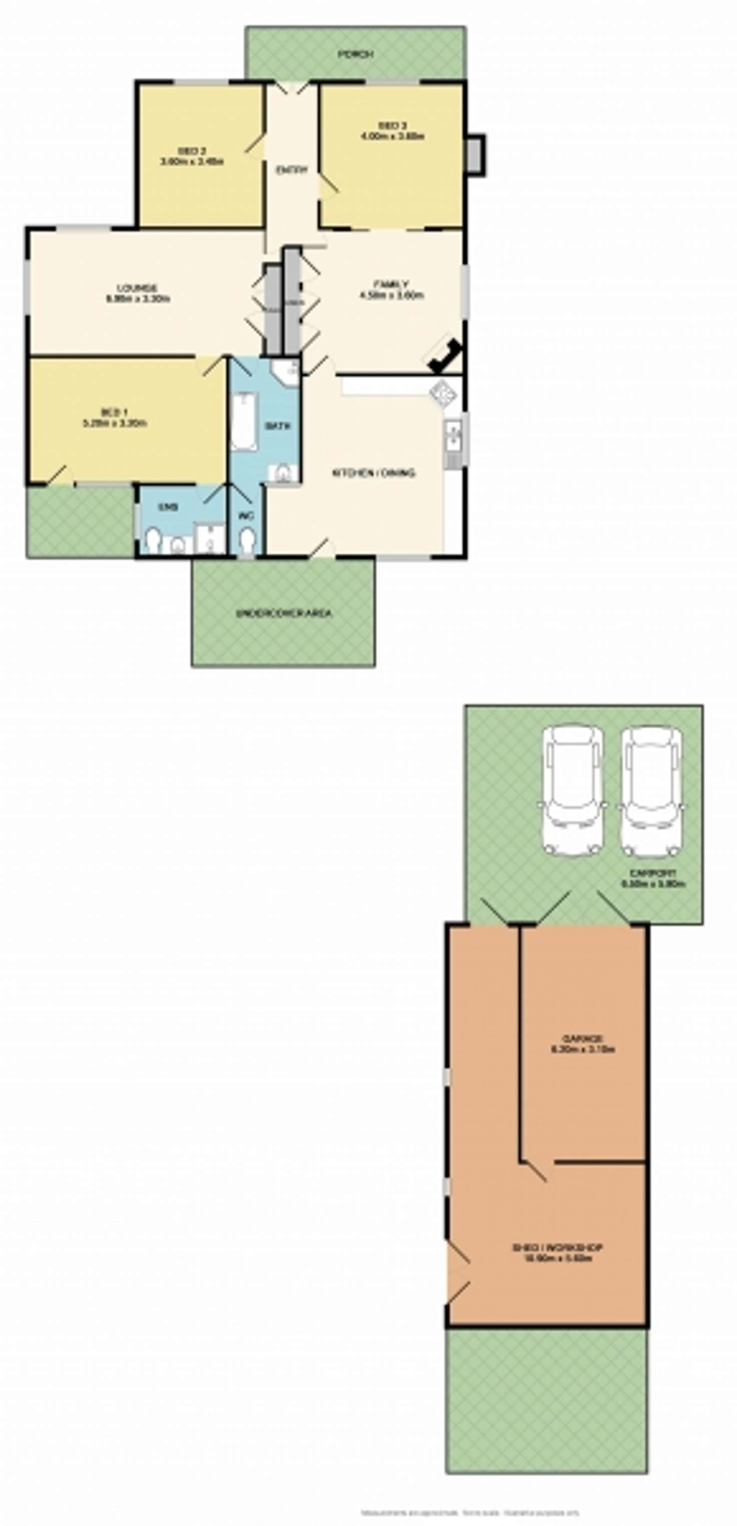 Floorplan of Homely house listing, 32 Bridge Street West, Benalla VIC 3672