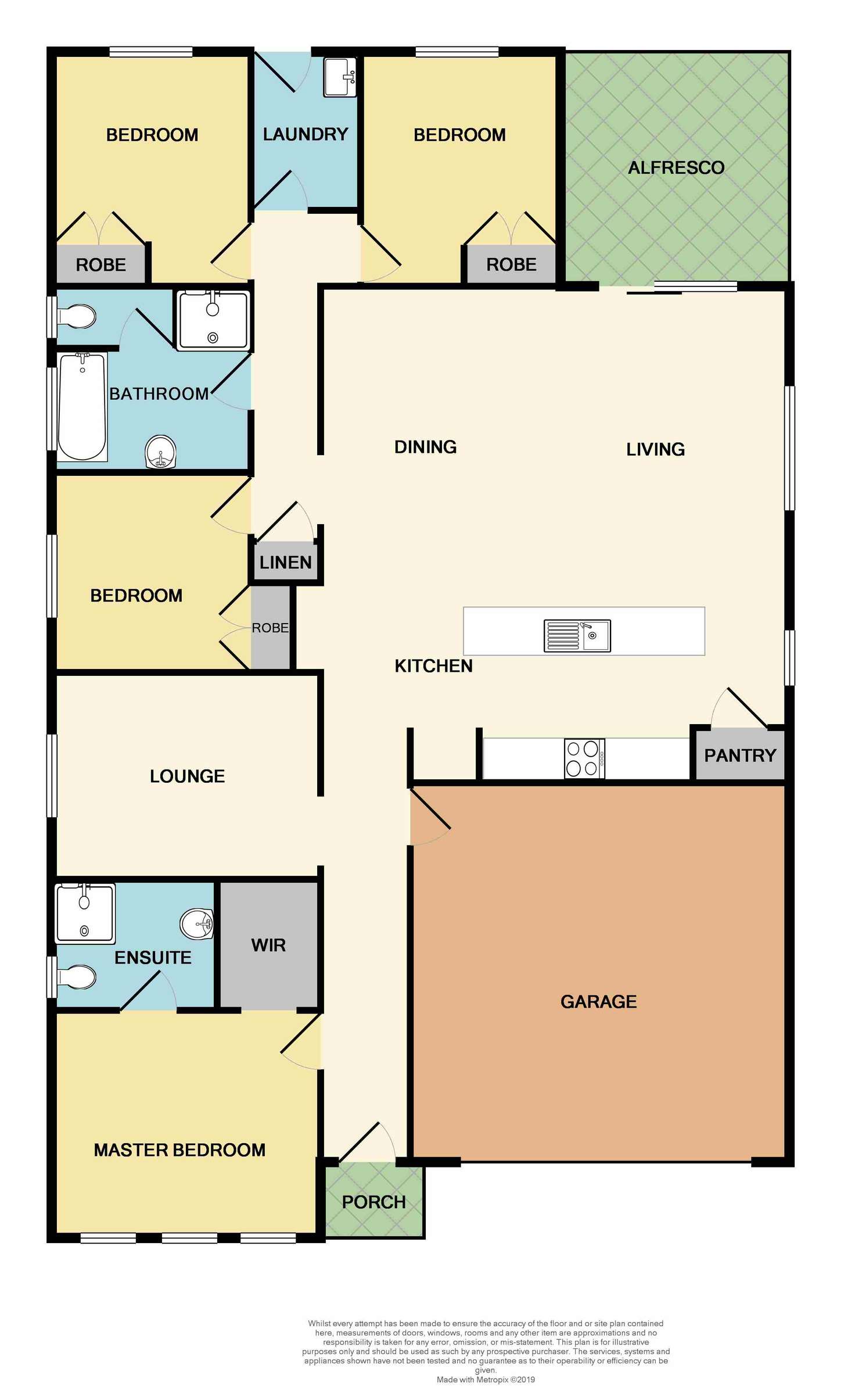 Floorplan of Homely house listing, 4 Oystercatcher Street, Aberglasslyn NSW 2320