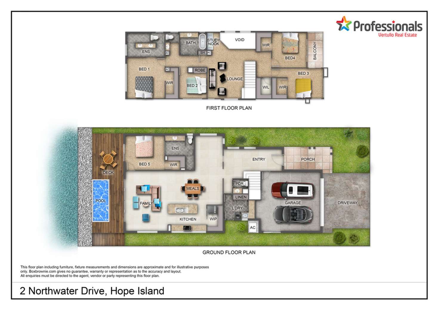 Floorplan of Homely house listing, 2 Northwater Drive, Hope Island QLD 4212