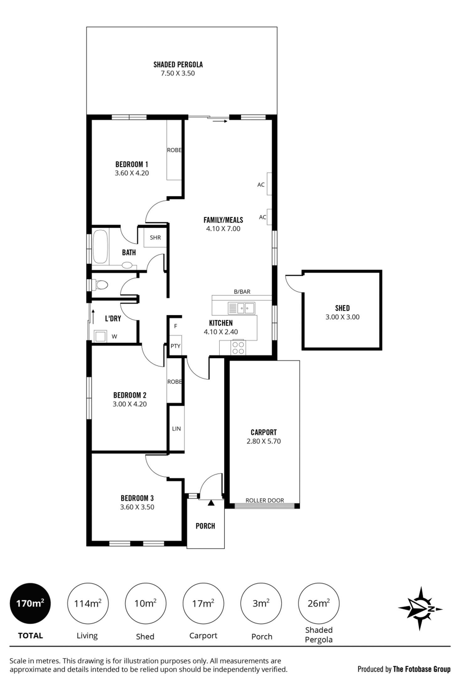 Floorplan of Homely house listing, 2 Fernbank Court, Morphett Vale SA 5162