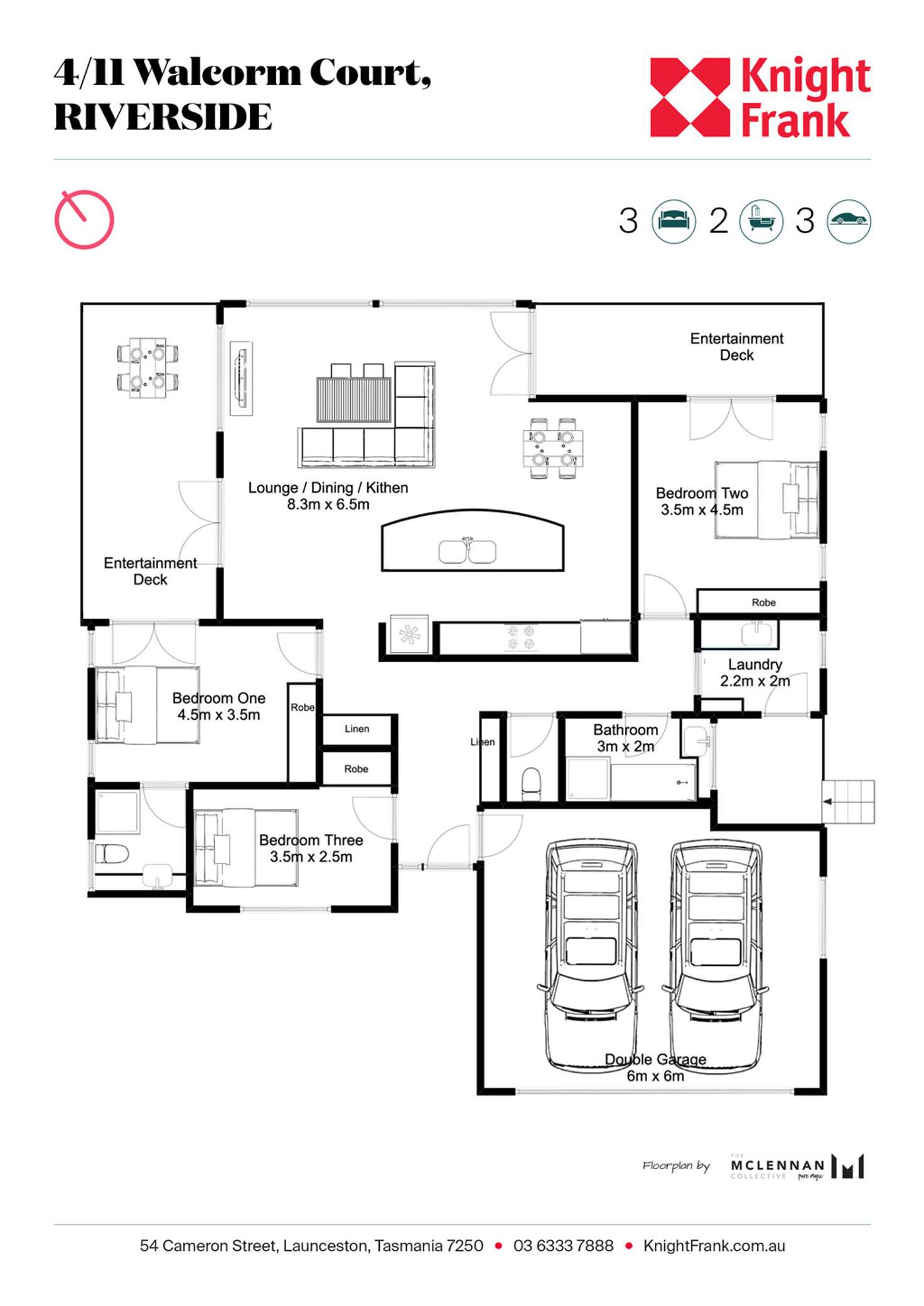 Floorplan of Homely house listing, 4/11 Walcorm Court, Riverside TAS 7250