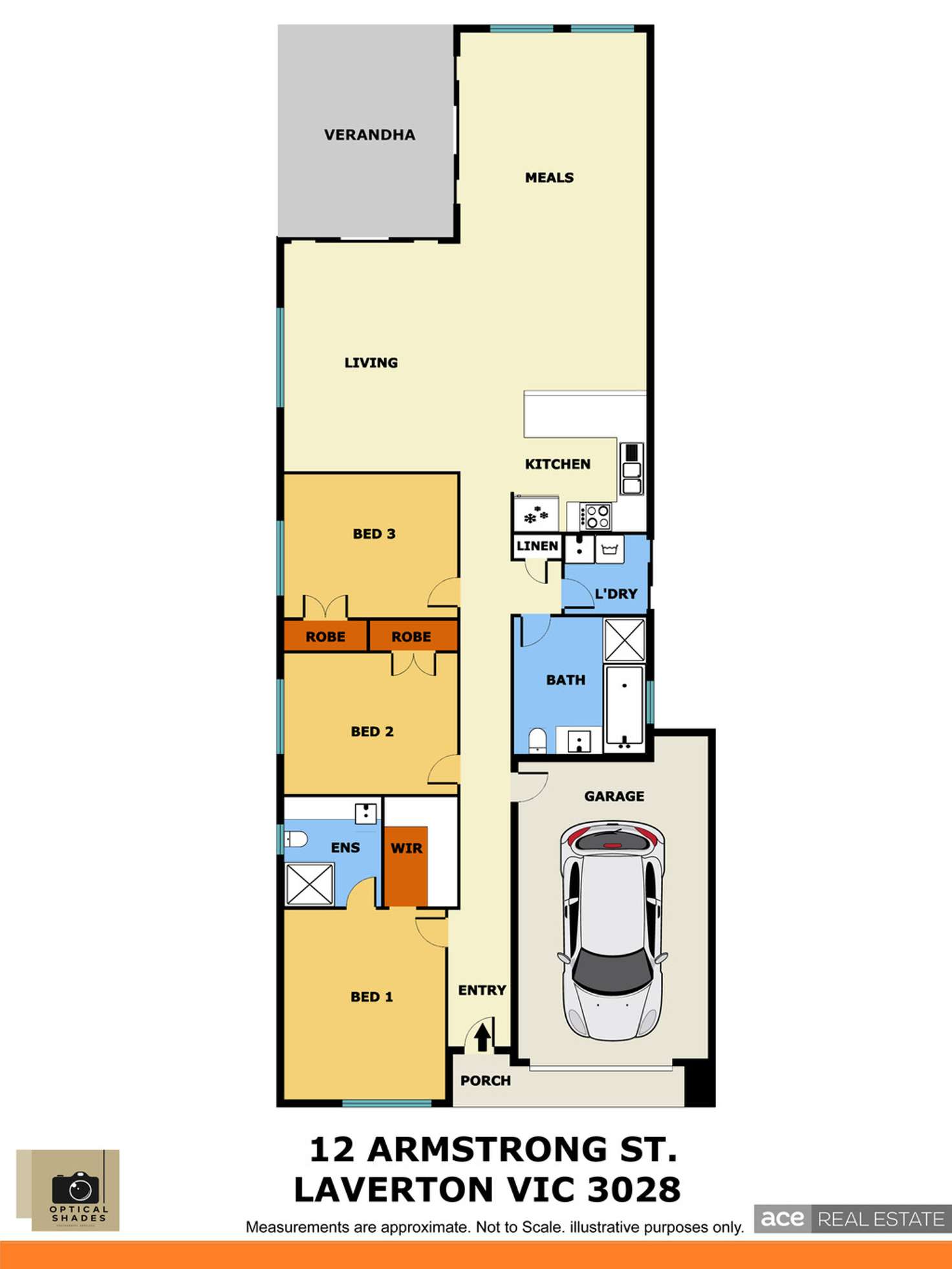 Floorplan of Homely house listing, 12 Armstrong Street, Laverton VIC 3028