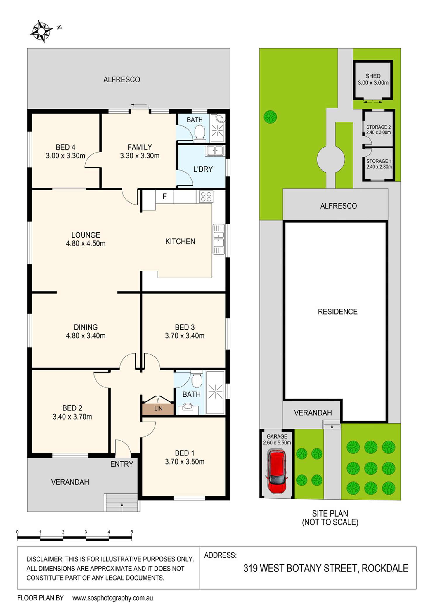 Floorplan of Homely house listing, 319 West Botany Street, Rockdale NSW 2216