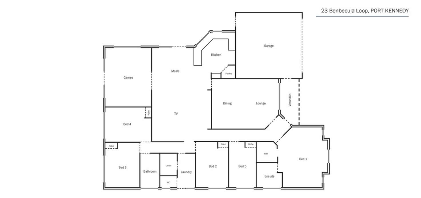 Floorplan of Homely house listing, 23 Benbecula Loop, Port Kennedy WA 6172