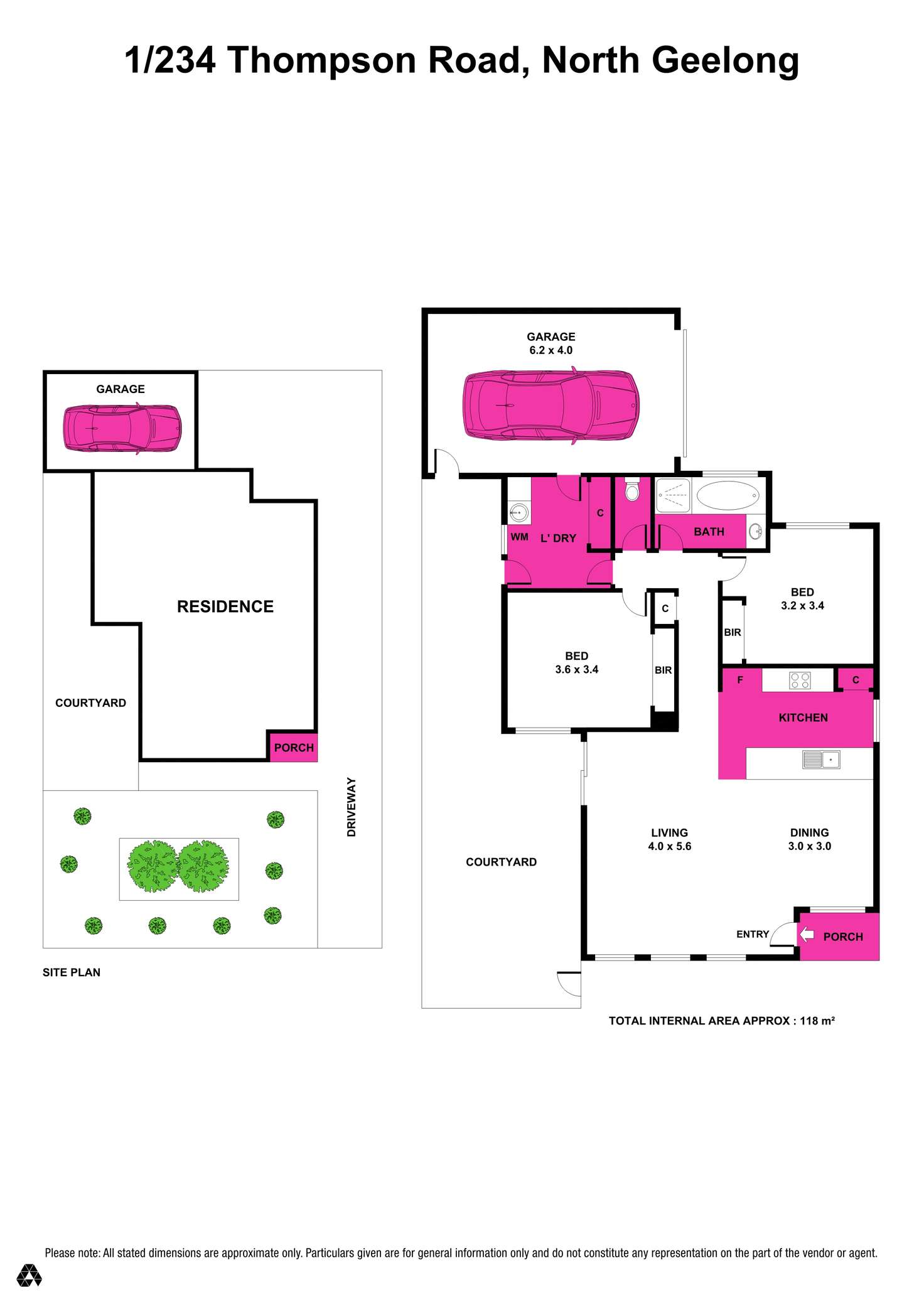 Floorplan of Homely house listing, 1/234 Thompson Road, North Geelong VIC 3215