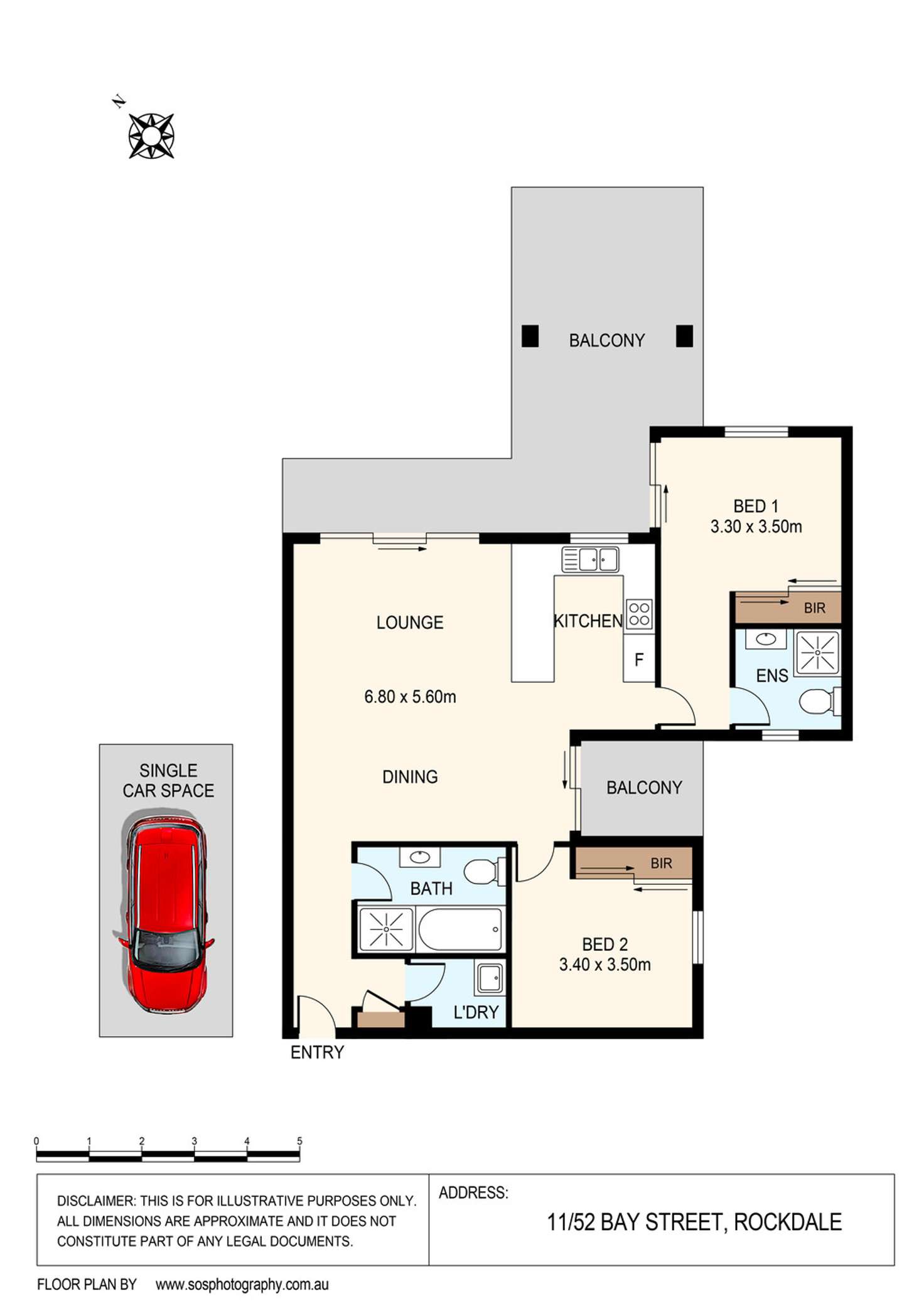 Floorplan of Homely apartment listing, 11/52 Bay Street, Rockdale NSW 2216