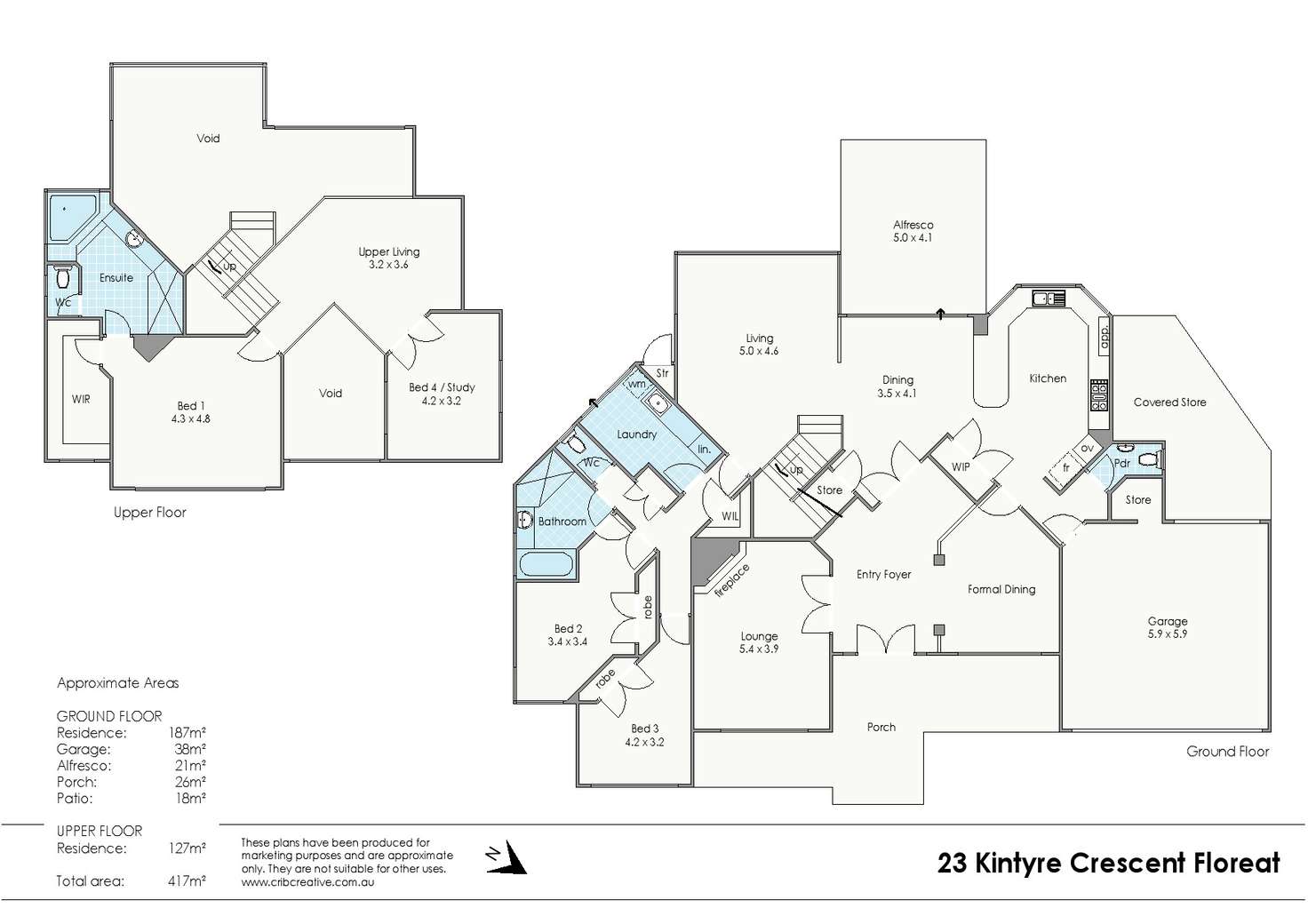 Floorplan of Homely house listing, 23 Kintyre Crescent, Floreat WA 6014