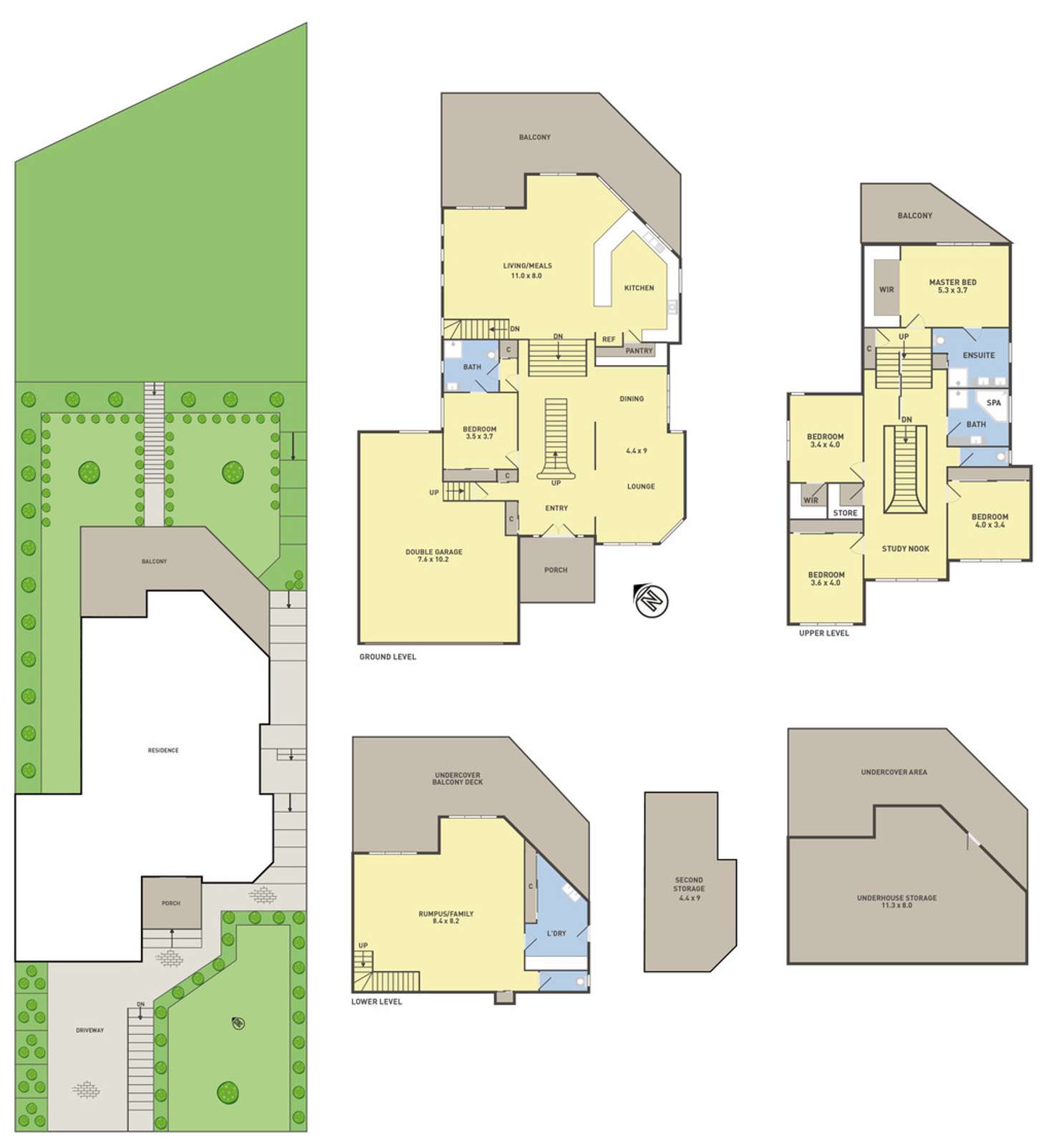 Floorplan of Homely house listing, 4 Eldorado Street, Strathmore VIC 3041
