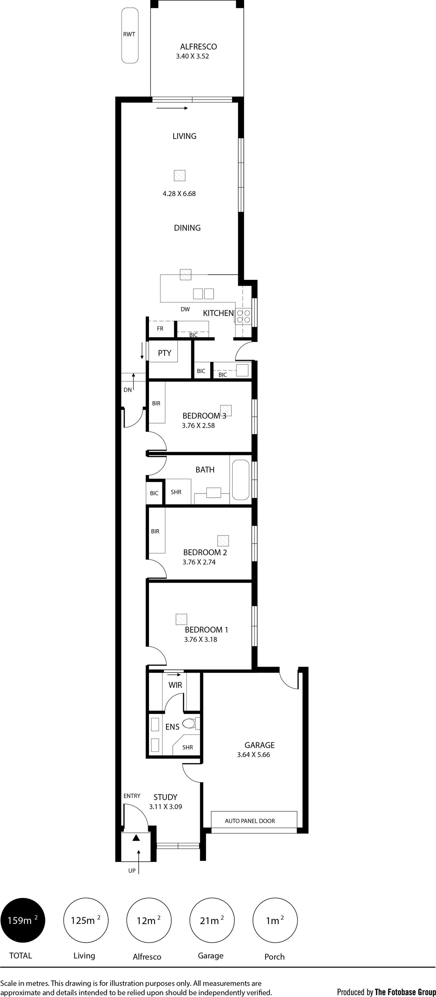 Floorplan of Homely house listing, 11 Byron Avenue, Clovelly Park SA 5042