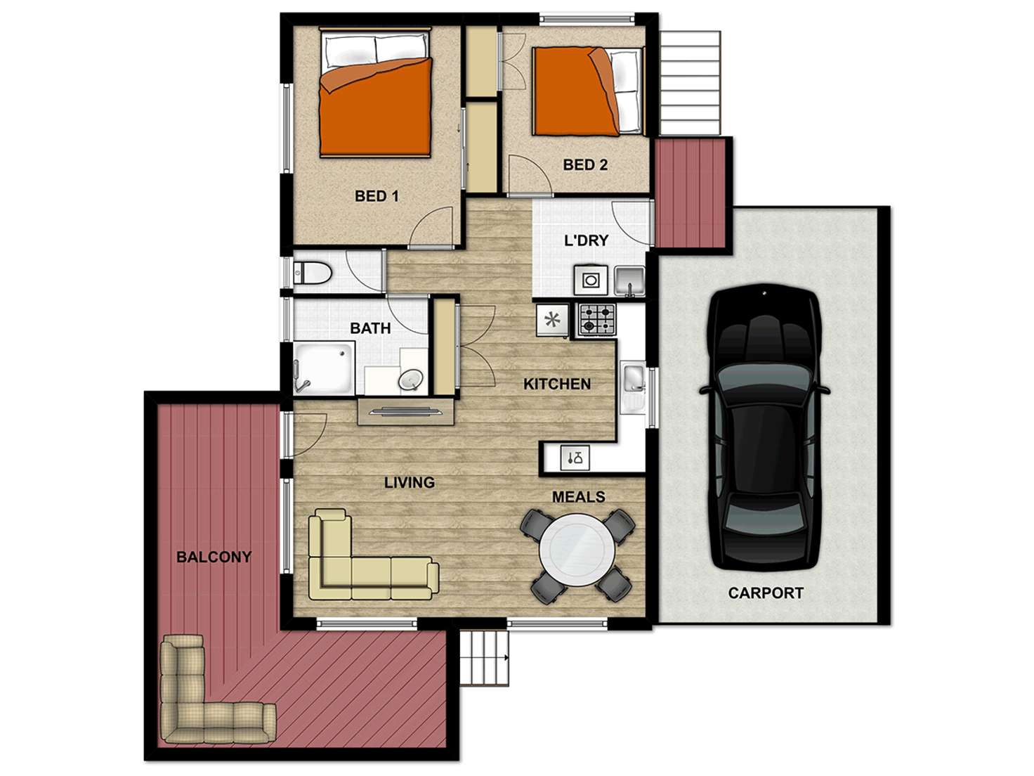 Floorplan of Homely house listing, 3 Woodlands Drive, Stapylton QLD 4207