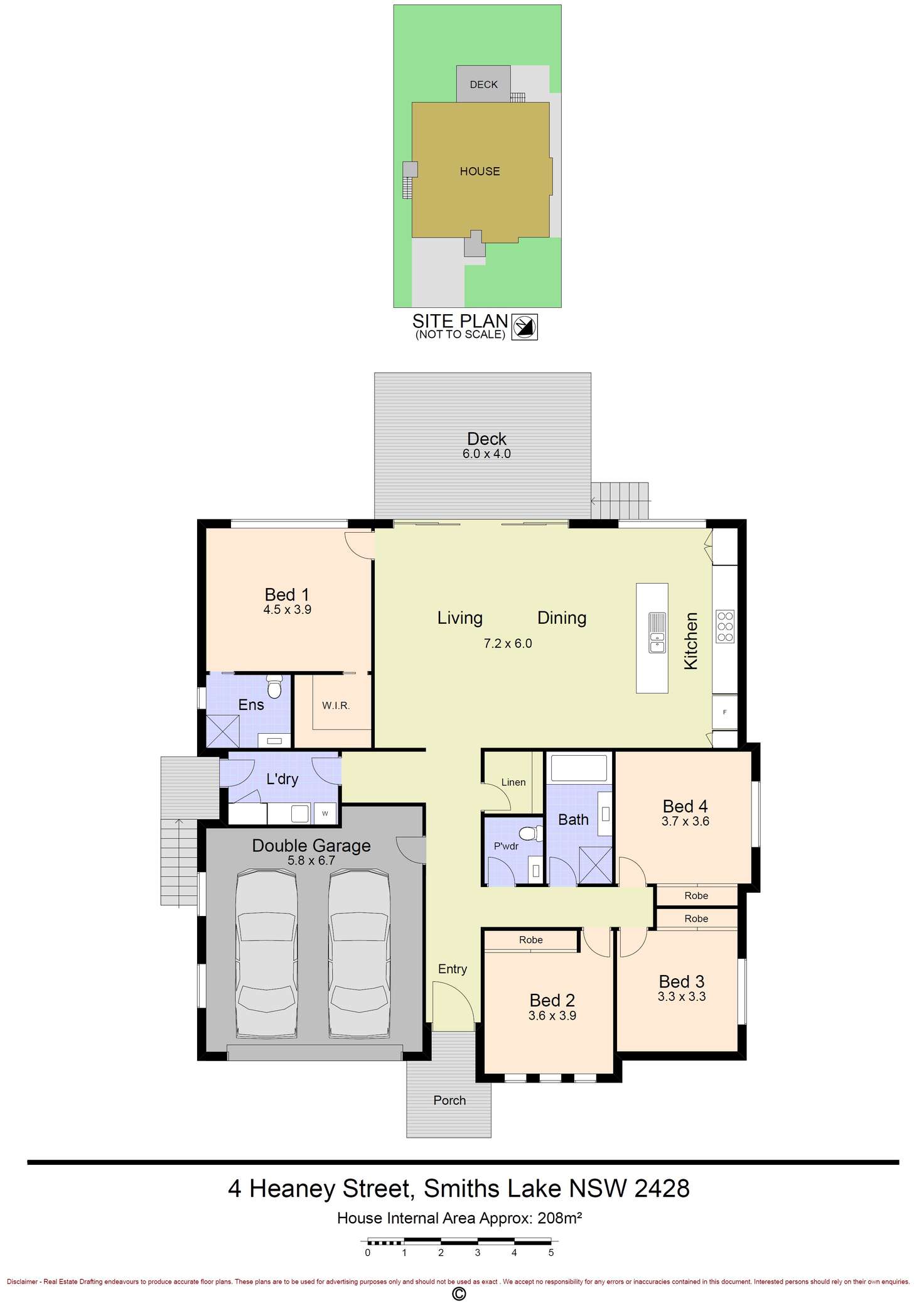 Floorplan of Homely house listing, 4 Heaney Street, Smiths Lake NSW 2428