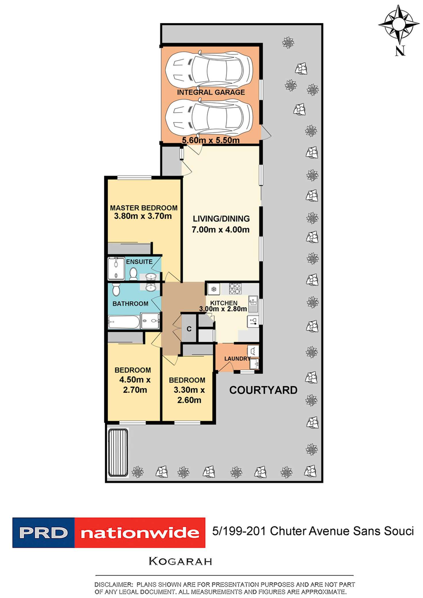 Floorplan of Homely villa listing, 5/199-201 Chuter Avenue, Sans Souci NSW 2219