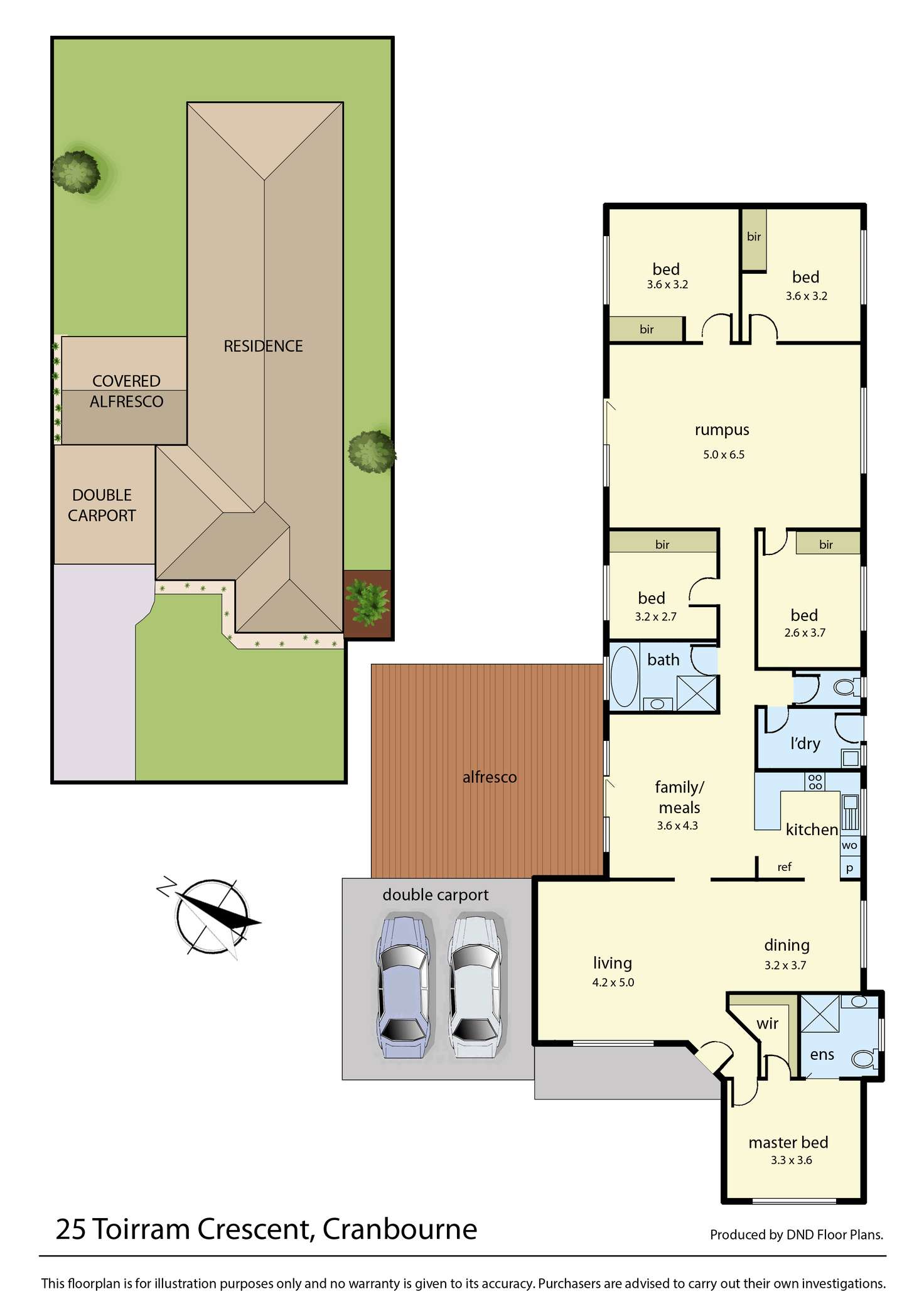 Floorplan of Homely house listing, 25 Toirram Crescent, Cranbourne VIC 3977