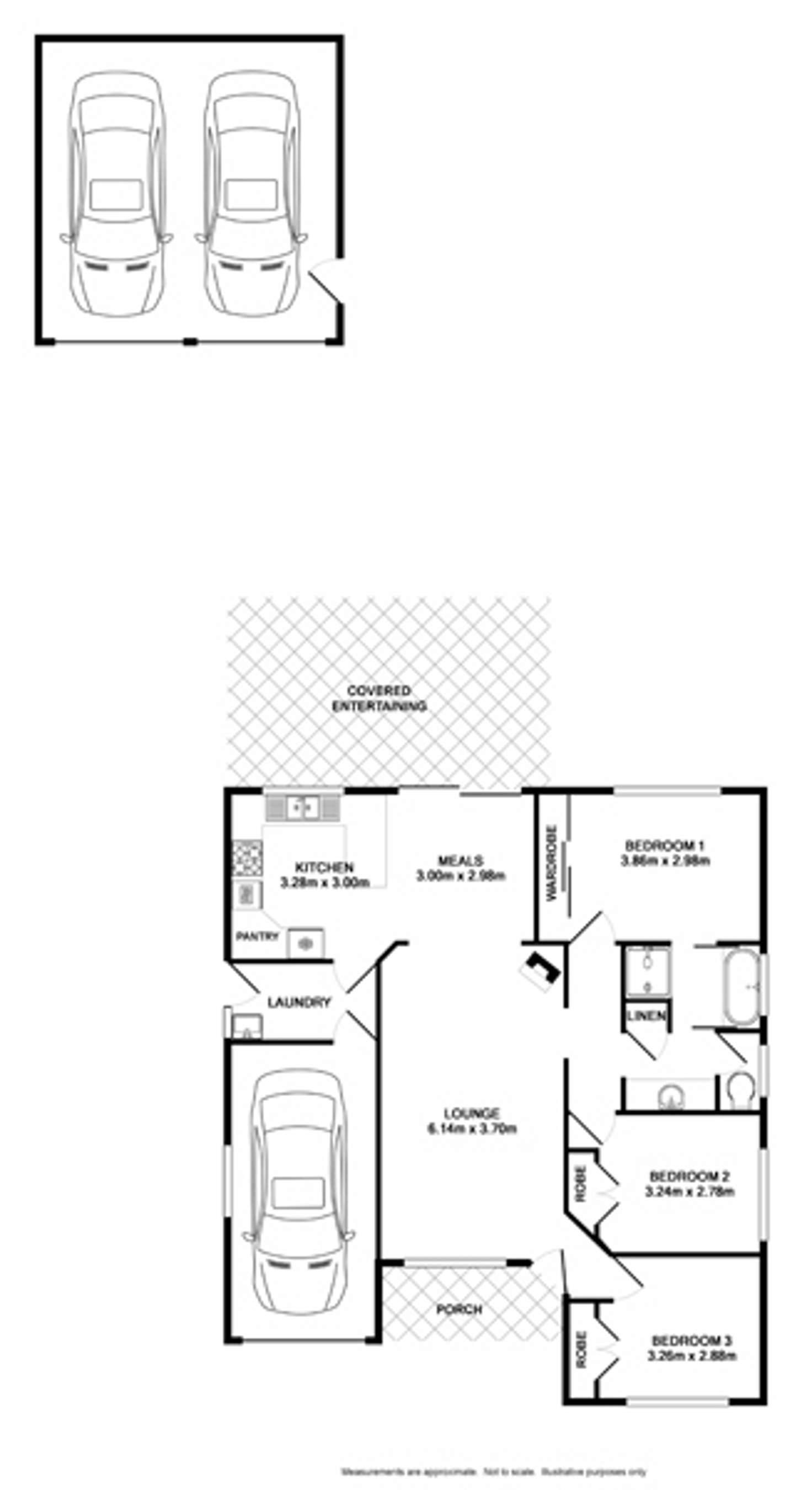 Floorplan of Homely house listing, 12 Windsor Place, Bargo NSW 2574