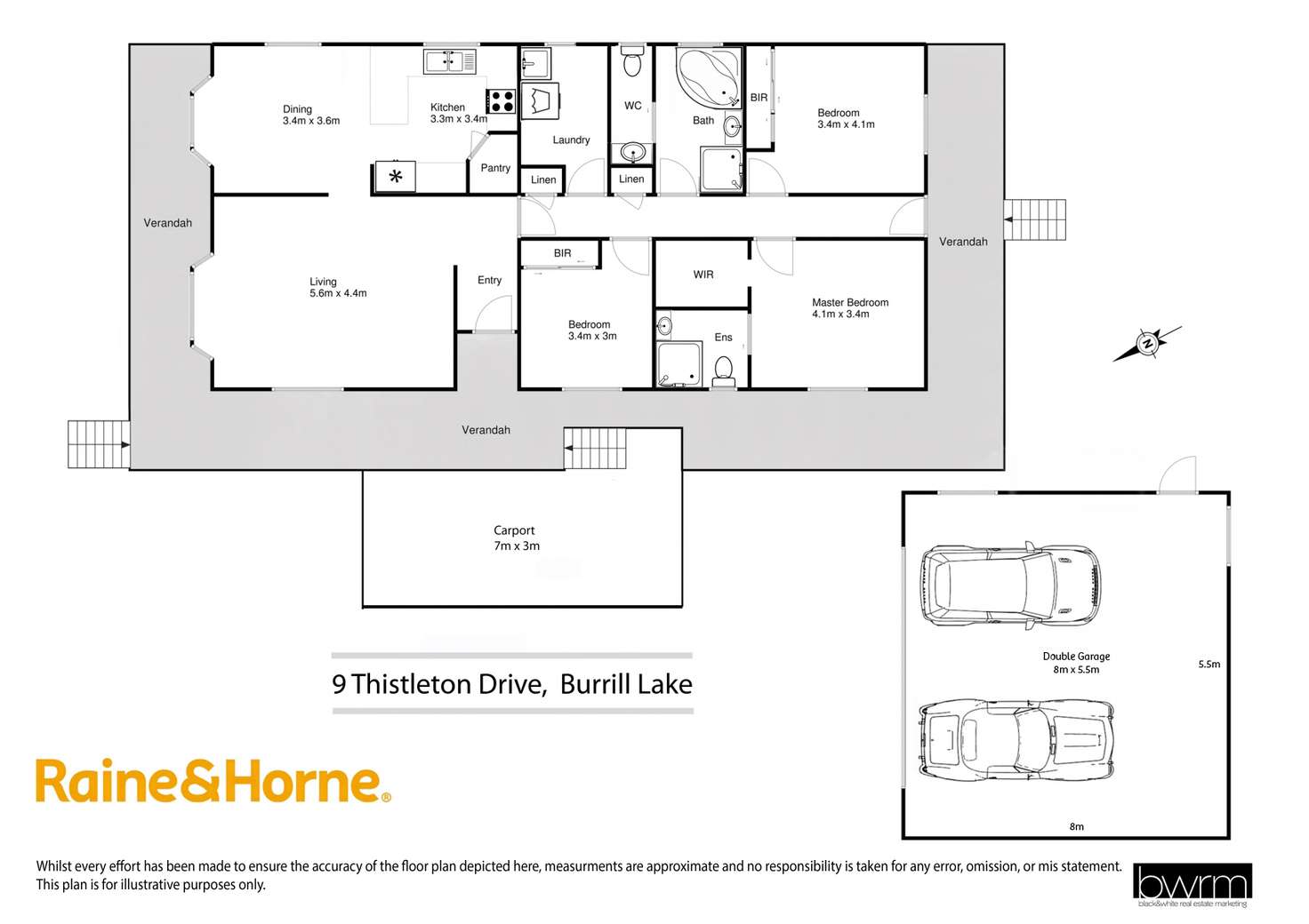 Floorplan of Homely house listing, 9 Thistleton Drive, Burrill Lake NSW 2539
