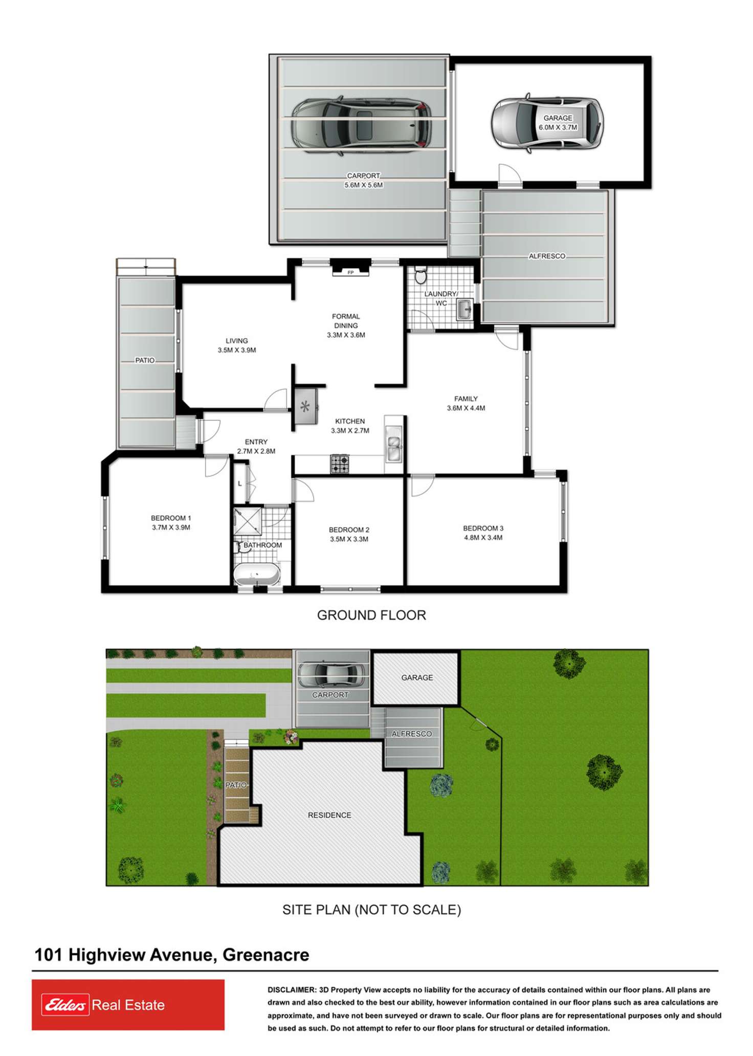 Floorplan of Homely house listing, 101 Highview Avenue, Greenacre NSW 2190
