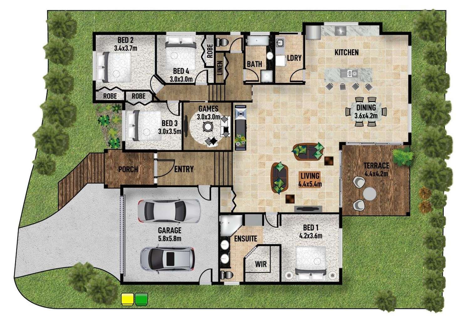 Floorplan of Homely house listing, 200 The Avenue, Peregian Springs QLD 4573