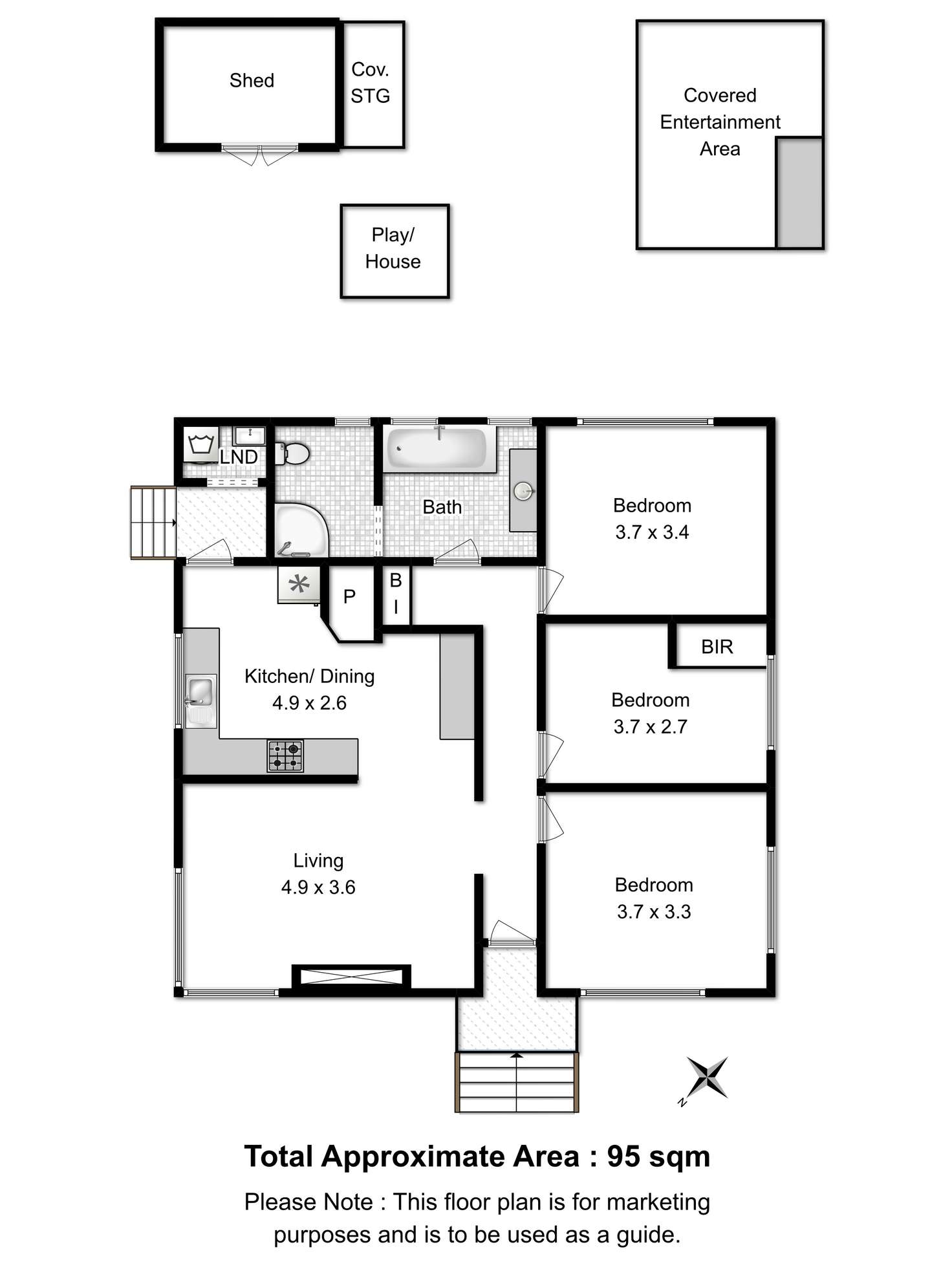 Floorplan of Homely house listing, 63 Bligh Street, Warrane TAS 7018