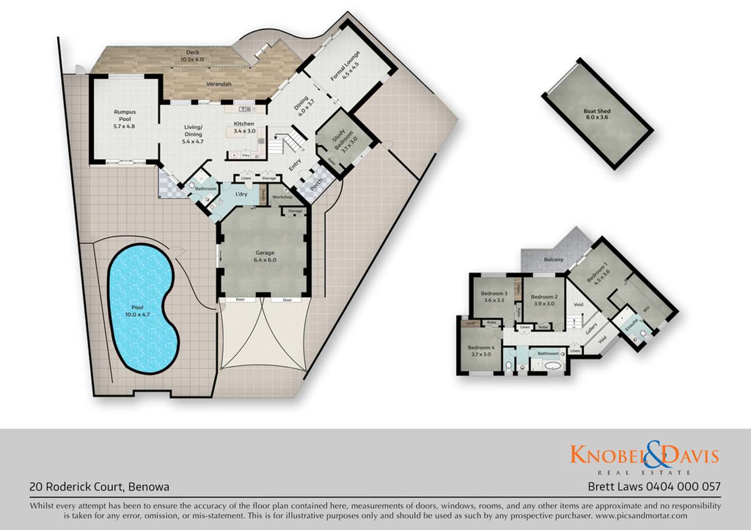 Floorplan of Homely house listing, 20 Roderick Court, Benowa Waters QLD 4217