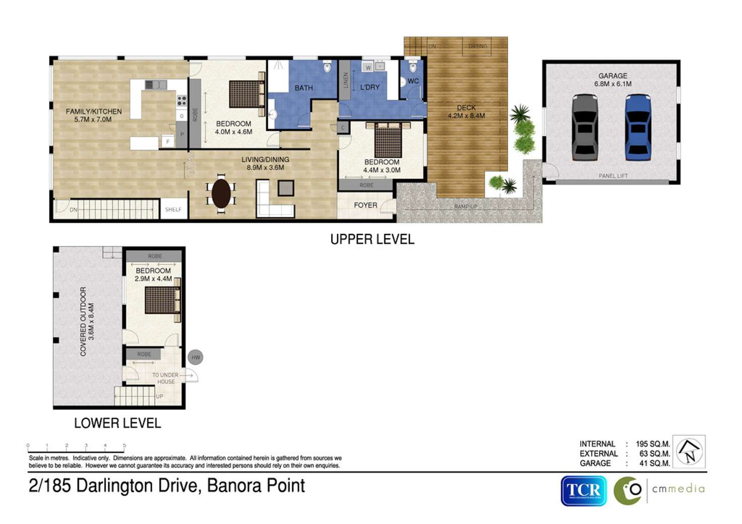 Floorplan of Homely semiDetached listing, 2/185 DARLINGTON DRIVE, Banora Point NSW 2486