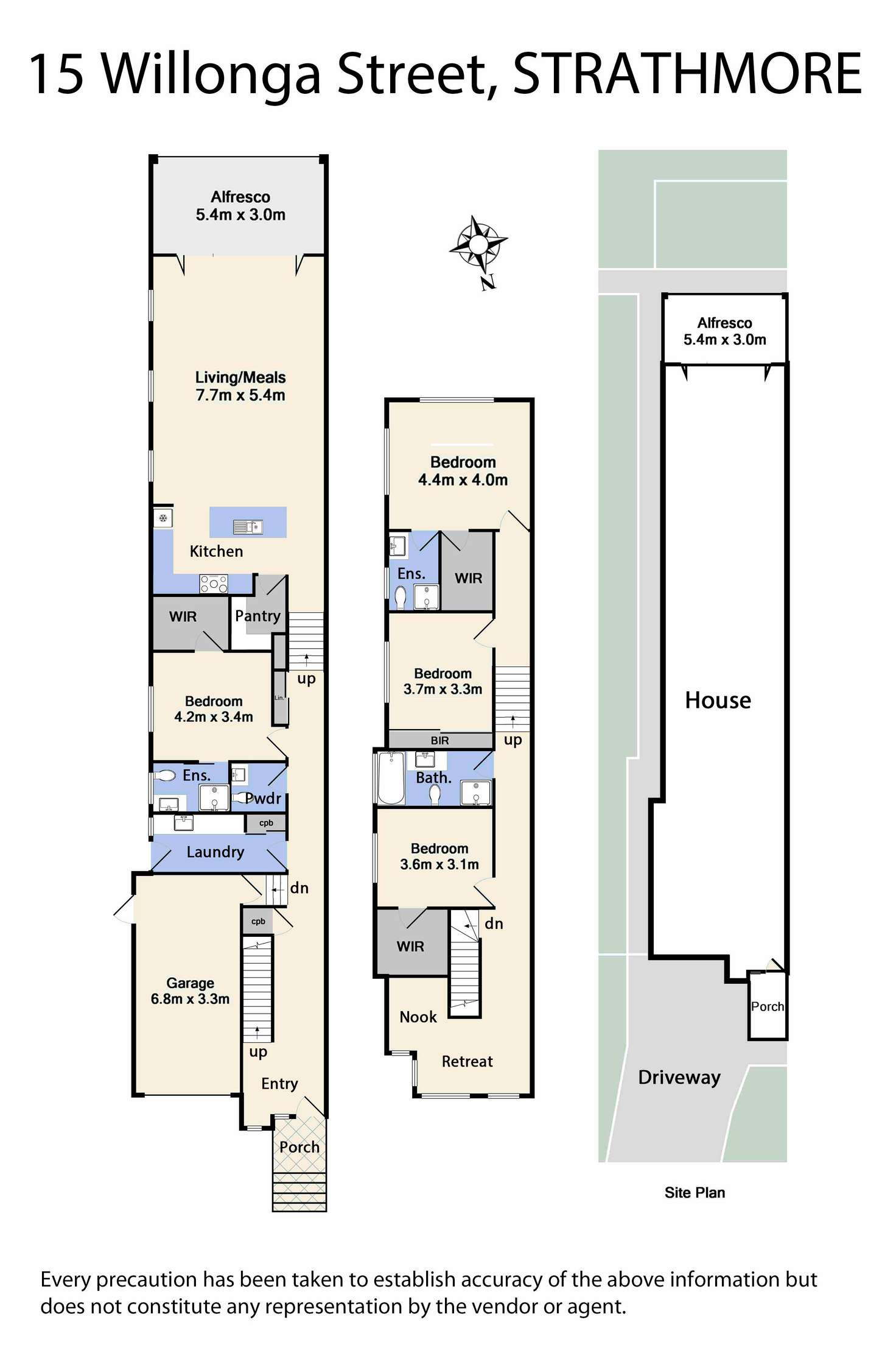 Floorplan of Homely house listing, 15 Willonga Street, Strathmore VIC 3041