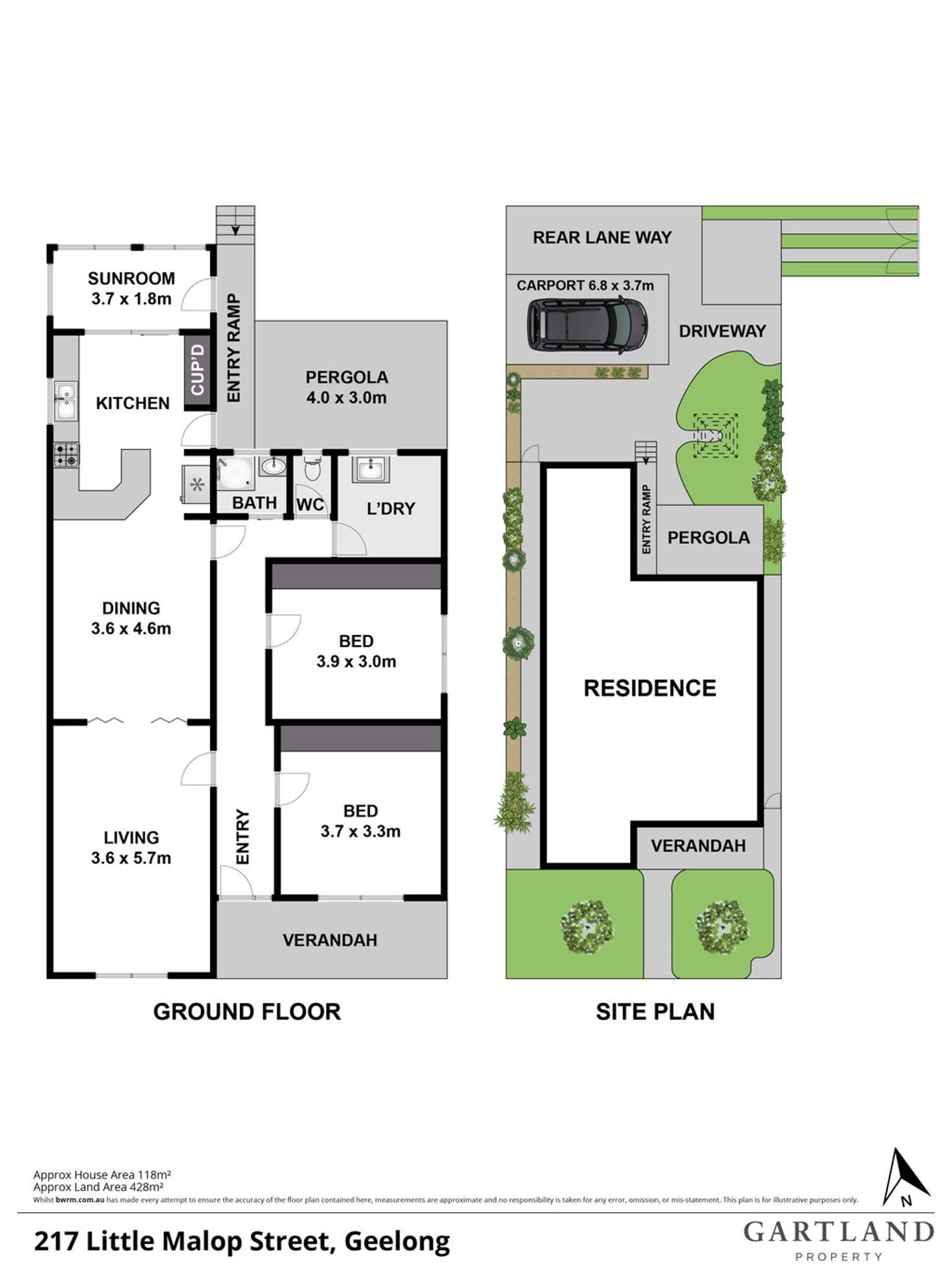 Floorplan of Homely house listing, 217 Little Malop Street, Geelong VIC 3220