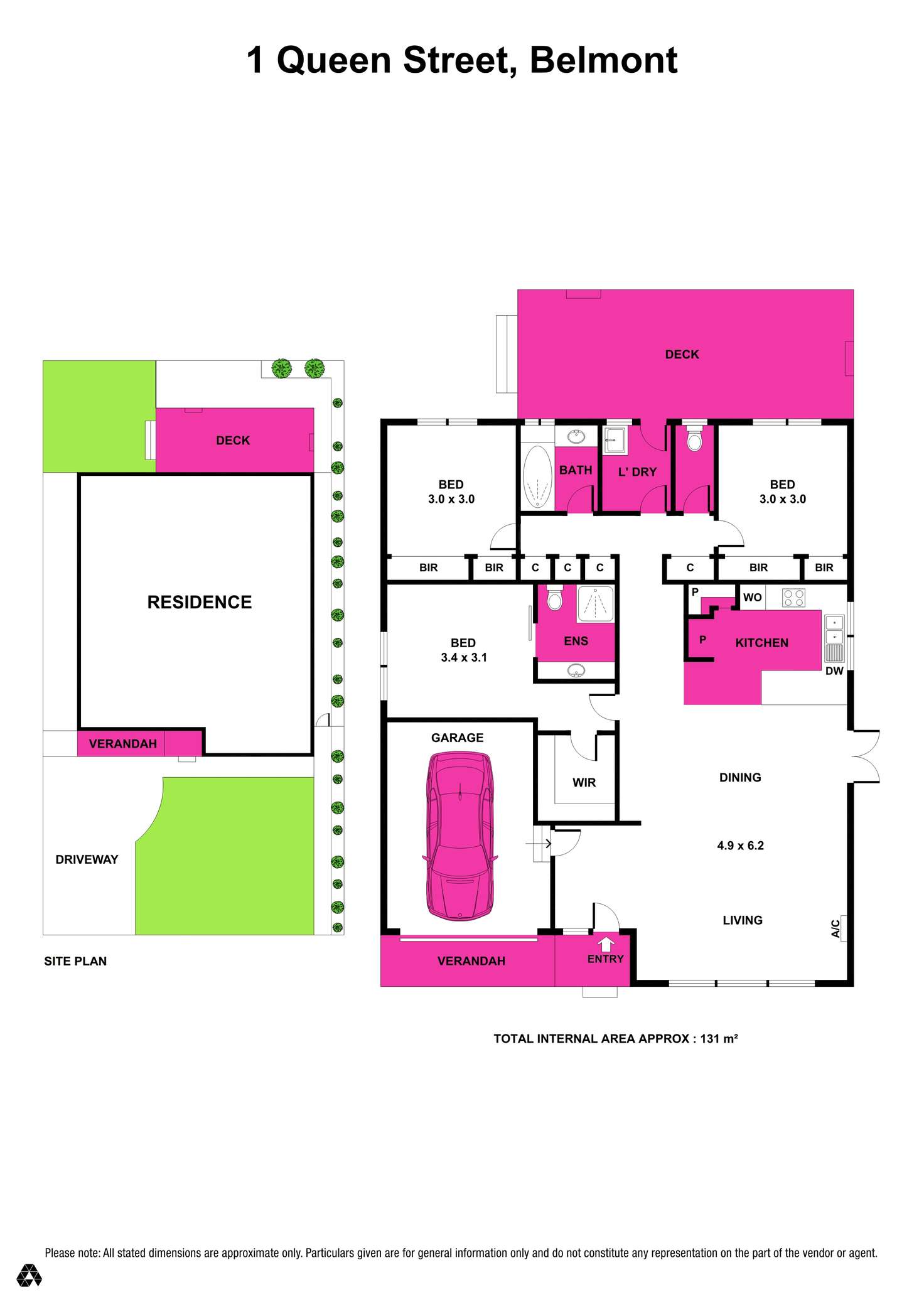 Floorplan of Homely house listing, 1 Queen Street, Belmont VIC 3216