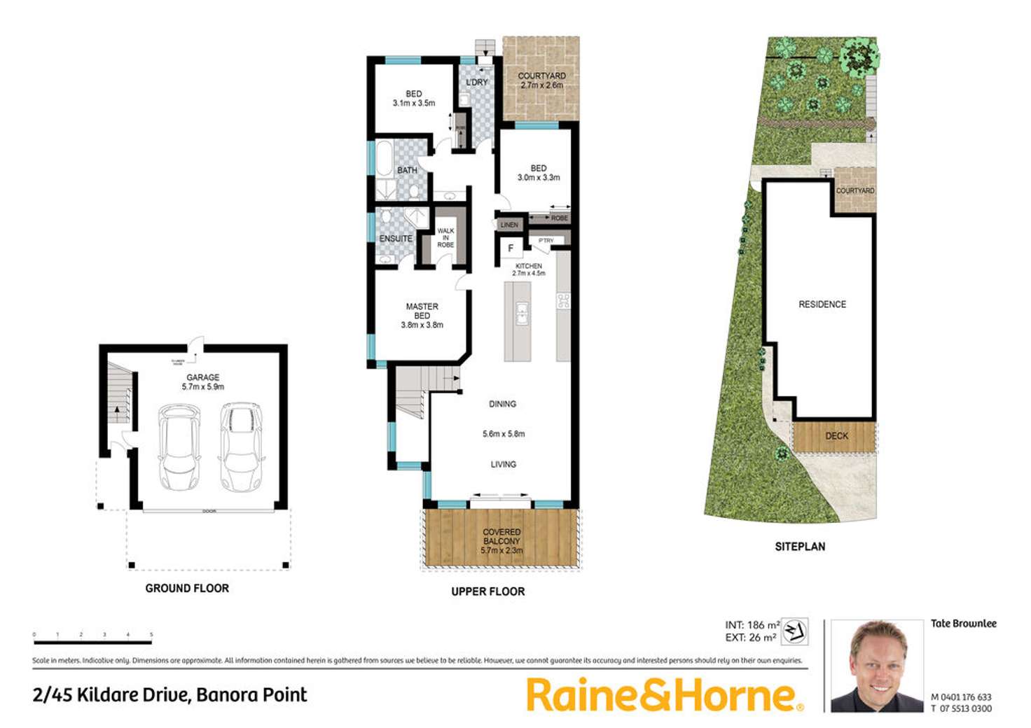 Floorplan of Homely semiDetached listing, 2/45 Kildare Drive, Banora Point NSW 2486