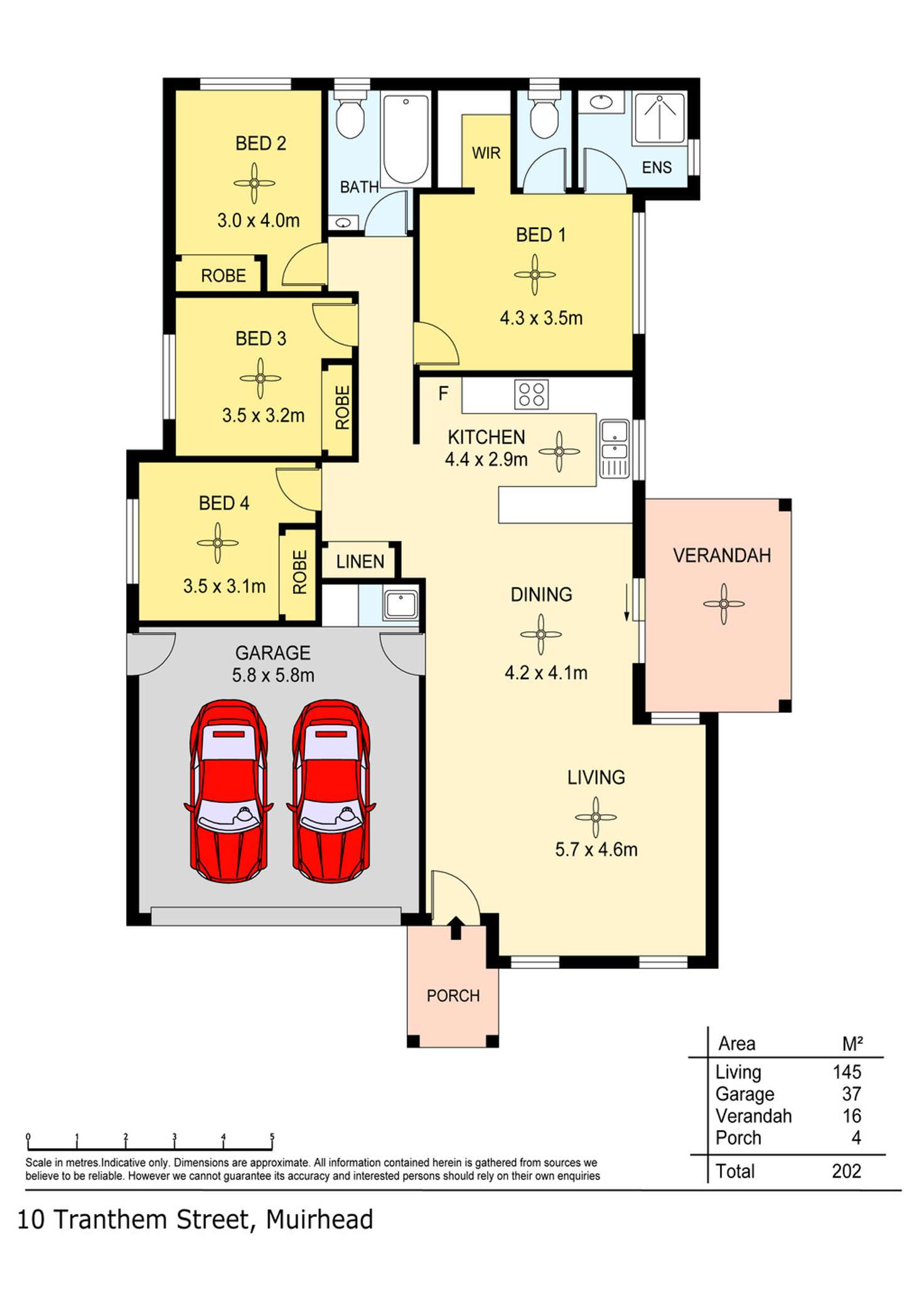 Floorplan of Homely house listing, 10 Tranthem Street, Muirhead NT 810