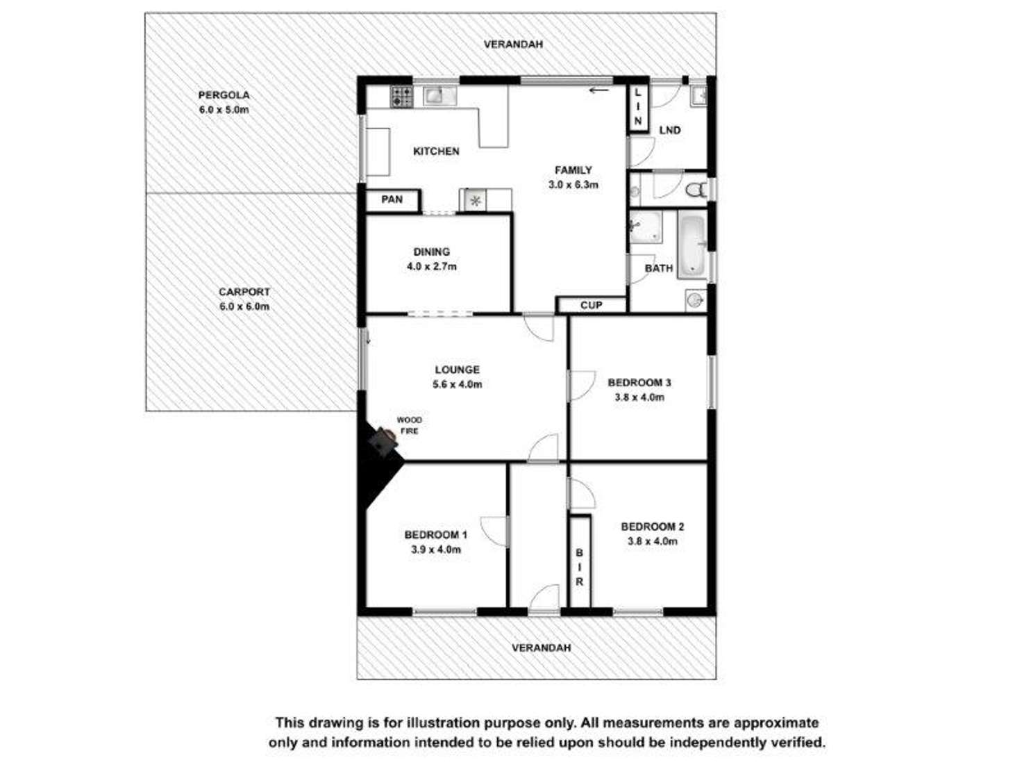 Floorplan of Homely house listing, 33 Urrbrae Avenue, Lucindale SA 5272