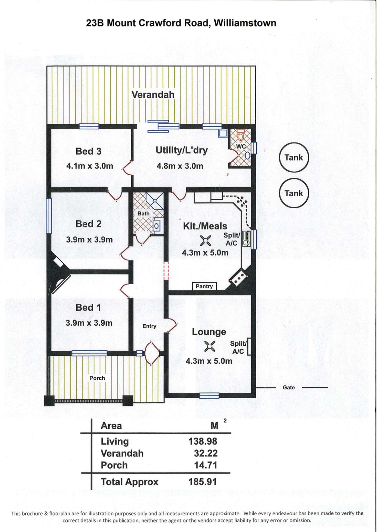 Floorplan of Homely house listing, 23B Mount Crawford Road, Williamstown SA 5351