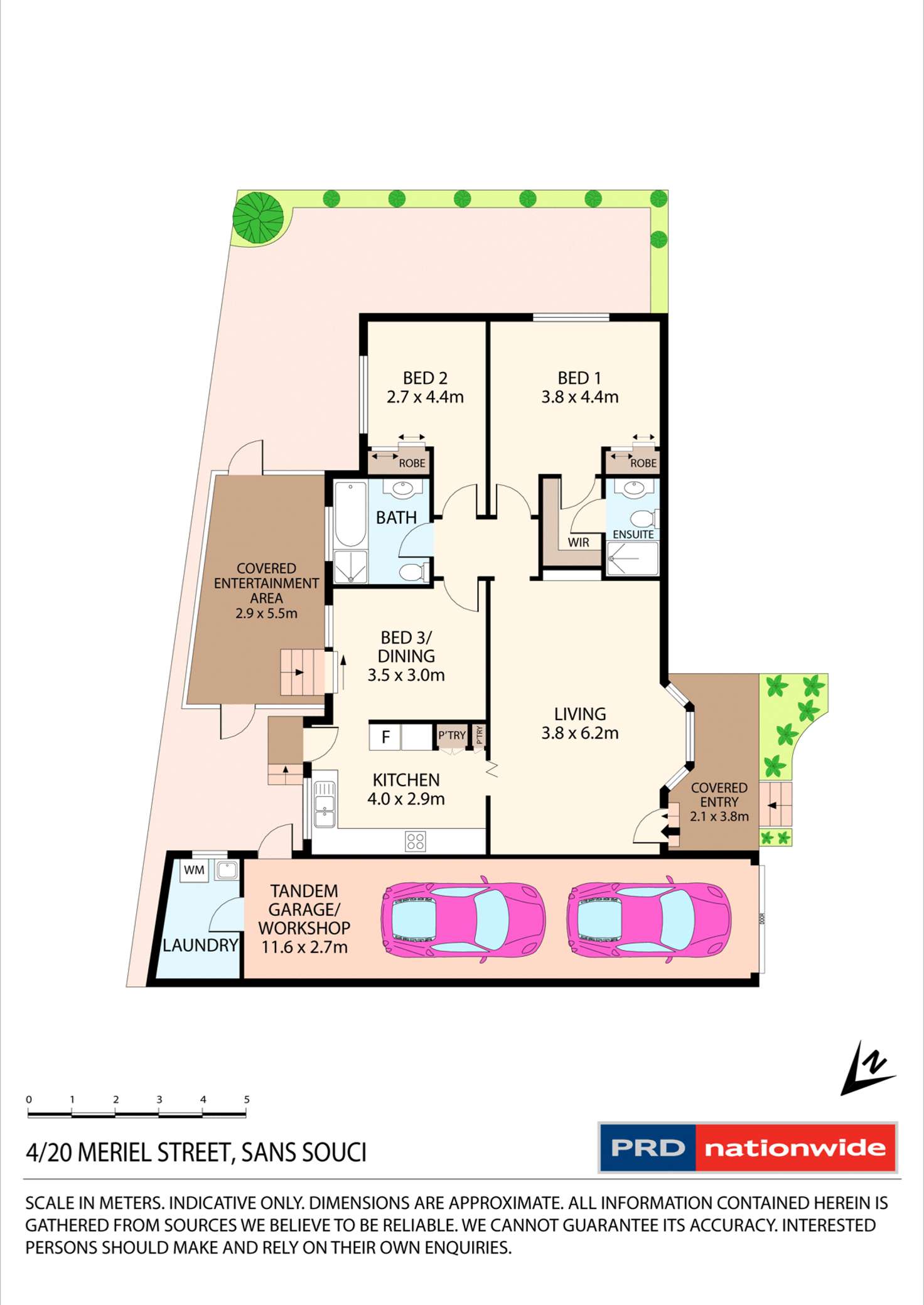 Floorplan of Homely villa listing, 4/20 Meriel Street, Sans Souci NSW 2219