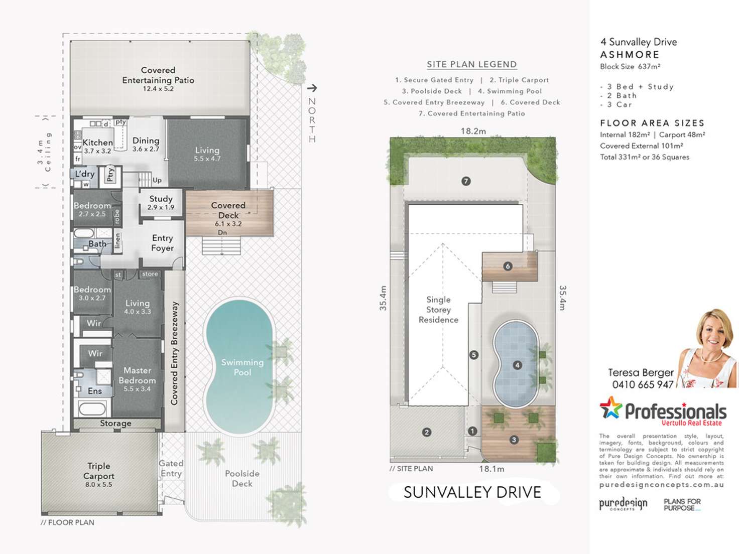 Floorplan of Homely house listing, 4 Sunvalley Drive, Ashmore QLD 4214