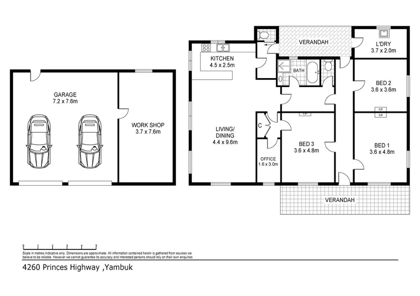Floorplan of Homely house listing, 4260 Princes Hwy, Yambuk VIC 3285