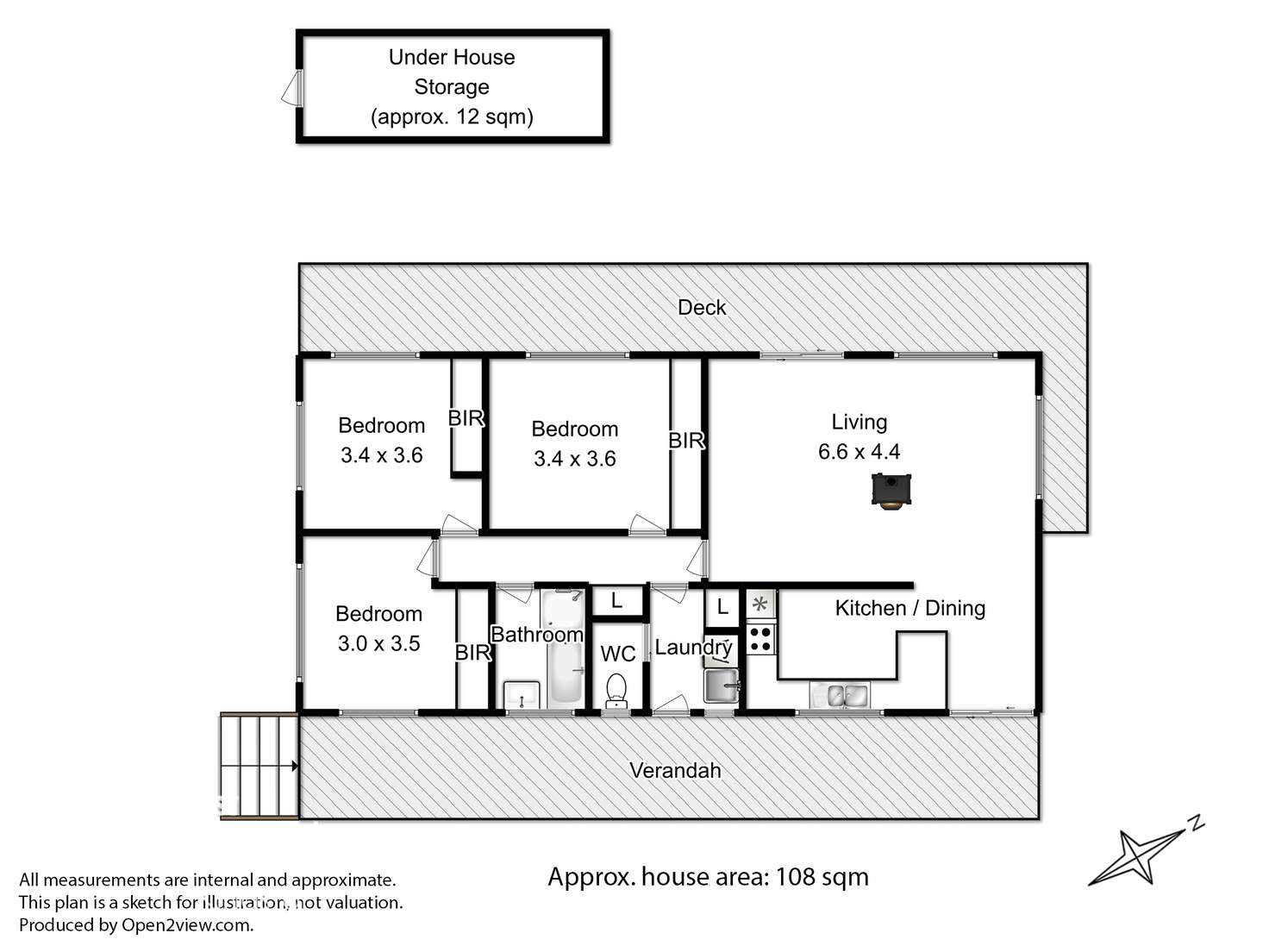 Floorplan of Homely house listing, 7 Matthew Flinders Drive, Alonnah TAS 7150