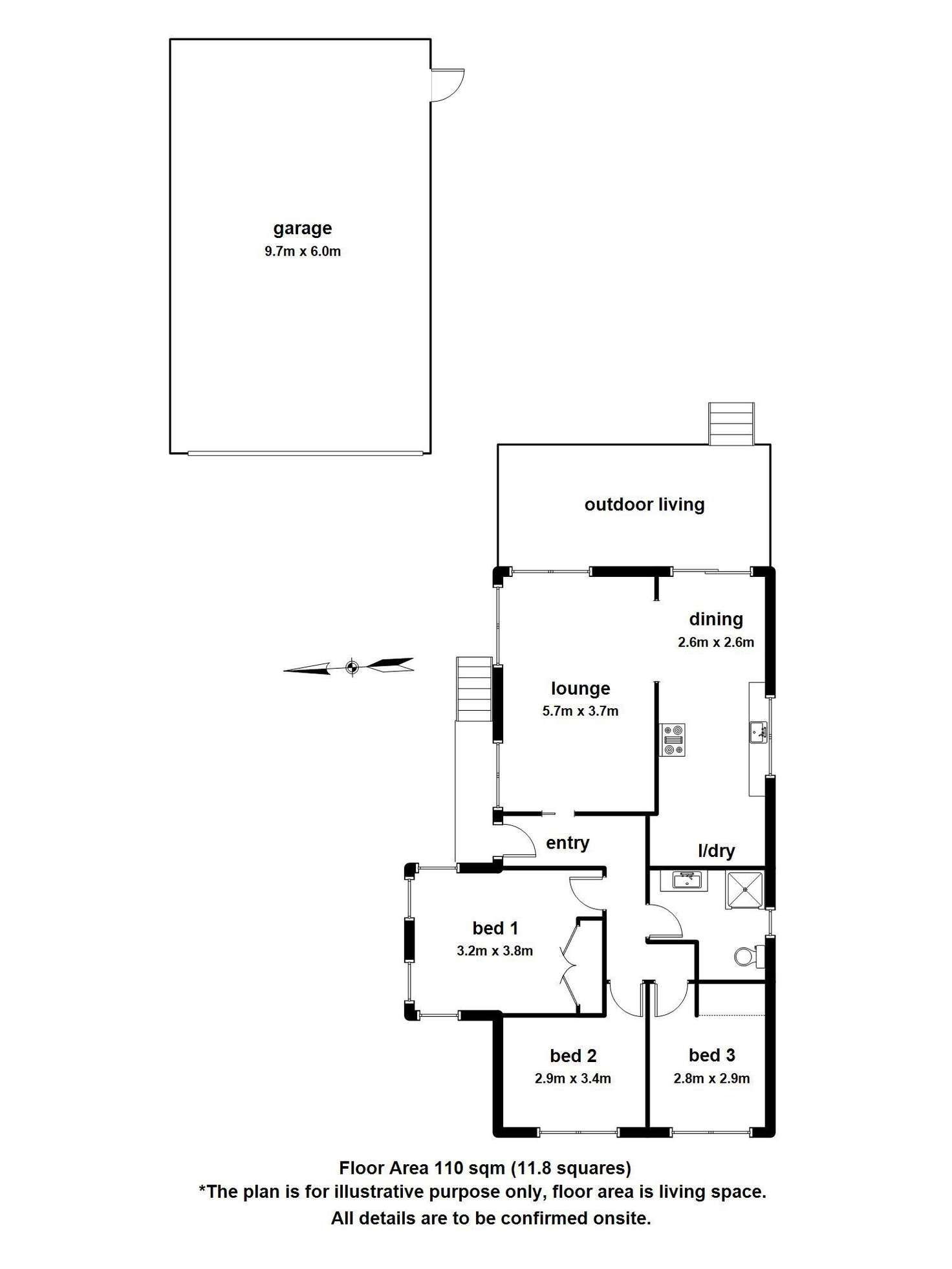 Floorplan of Homely house listing, 60 Victoria Road, Lilydale VIC 3140